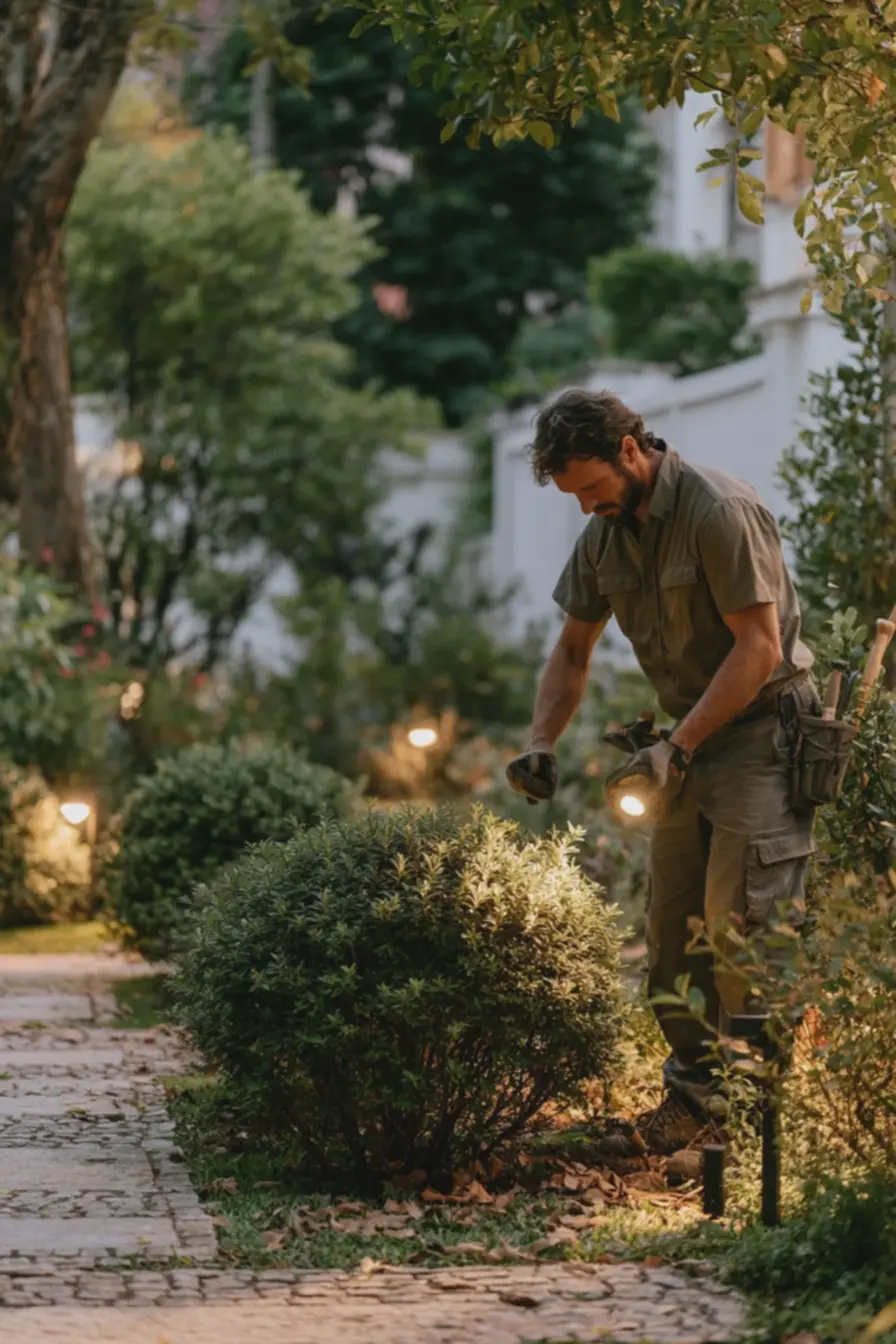 ferramentas-de-jardinagem-em-uso-e-refletor-com-luz-excessiva-mostrando-errocomum-na-iluminacao-externa-residencial Jardins e iluminação que ampliam o charme da casa antes mesmo da porta se abrir ferramentas-de-jardinagem-em-uso-e-refletor-com-luz-excessiva-mostrando-errocomum-na-iluminacao-externa-residencial Jardins e iluminação que ampliam o charme da casa antes mesmo da porta se abrir