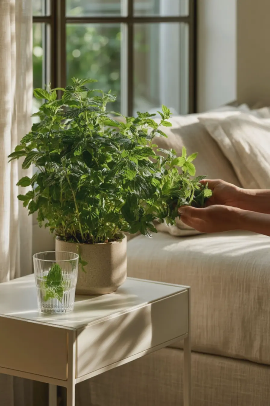 folhas-verdes-intensas-de-hortela-usadas-para-perfumar-ar-em-ambiente-fechado Plantas aromáticas ideais para apartamentos escuros: aroma sem varanda folhas-verdes-intensas-de-hortela-usadas-para-perfumar-ar-em-ambiente-fechado Plantas aromáticas ideais para apartamentos escuros: aroma sem varanda