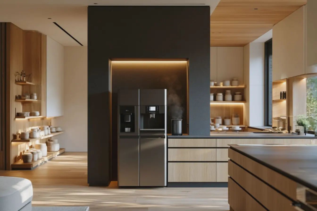 iluminacao-direcional-quente-enfatiza-contornos-da-maquina-e-vapor-em-ambientegourmet-de-design-sofisticado Máquinas grandes, espaços pequenos: equilibrando escala no canto do café iluminacao-direcional-quente-enfatiza-contornos-da-maquina-e-vapor-em-ambientegourmet-de-design-sofisticado Máquinas grandes, espaços pequenos: equilibrando escala no canto do café