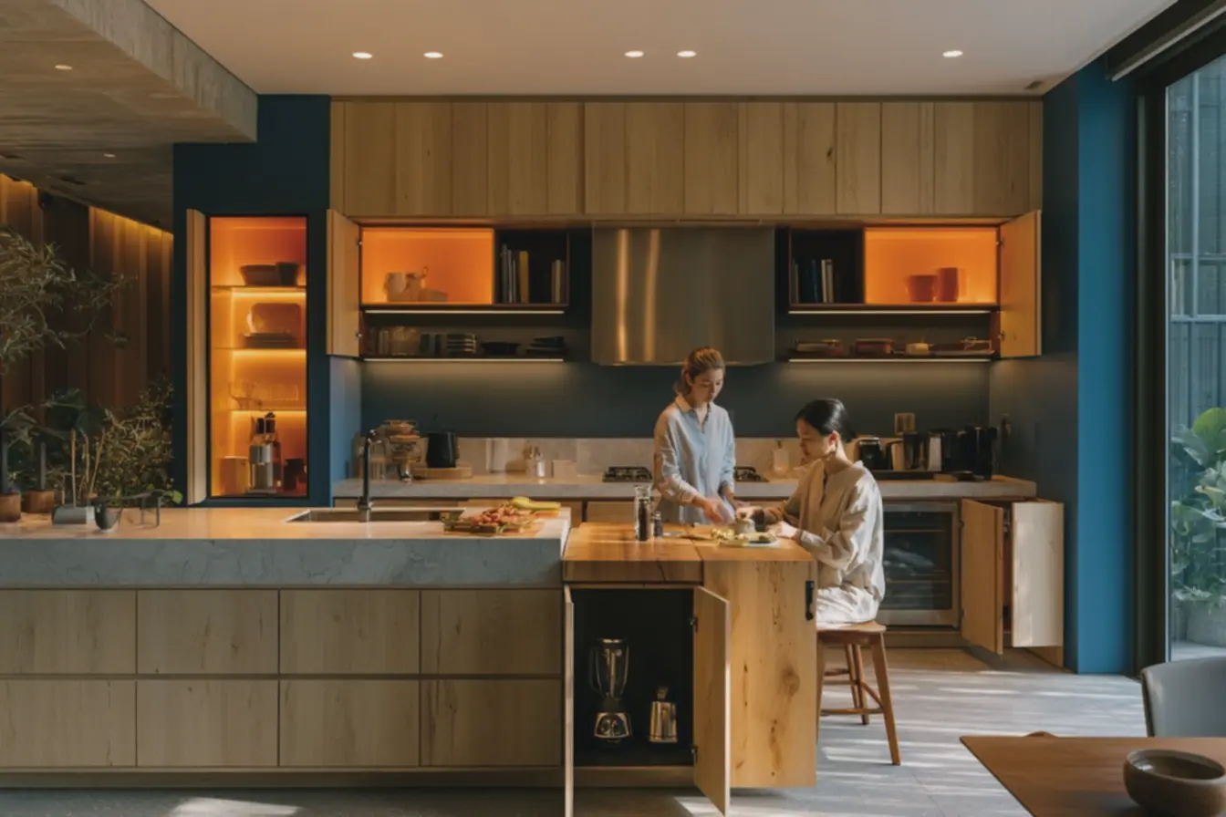 iluminacao-em-camadas-com-spots-no-teto-e-faixas-led-sob-armarios-destacandotexturas-marmore-polido-e-aco-inox Tendências na decoração de cozinhas que escondem detalhes surpreendentes iluminacao-em-camadas-com-spots-no-teto-e-faixas-led-sob-armarios-destacandotexturas-marmore-polido-e-aco-inox Tendências na decoração de cozinhas que escondem detalhes surpreendentes