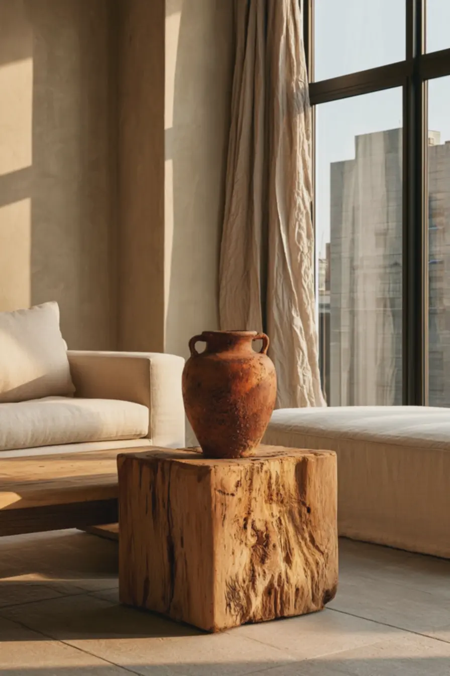 iluminacao-natural-amarelada-suave-em-ambiente-aconchegante-com-cortinas-delinho Paletas terrosas e texturas naturais que aquecem ambientes minimalistas iluminacao-natural-amarelada-suave-em-ambiente-aconchegante-com-cortinas-delinho Paletas terrosas e texturas naturais que aquecem ambientes minimalistas