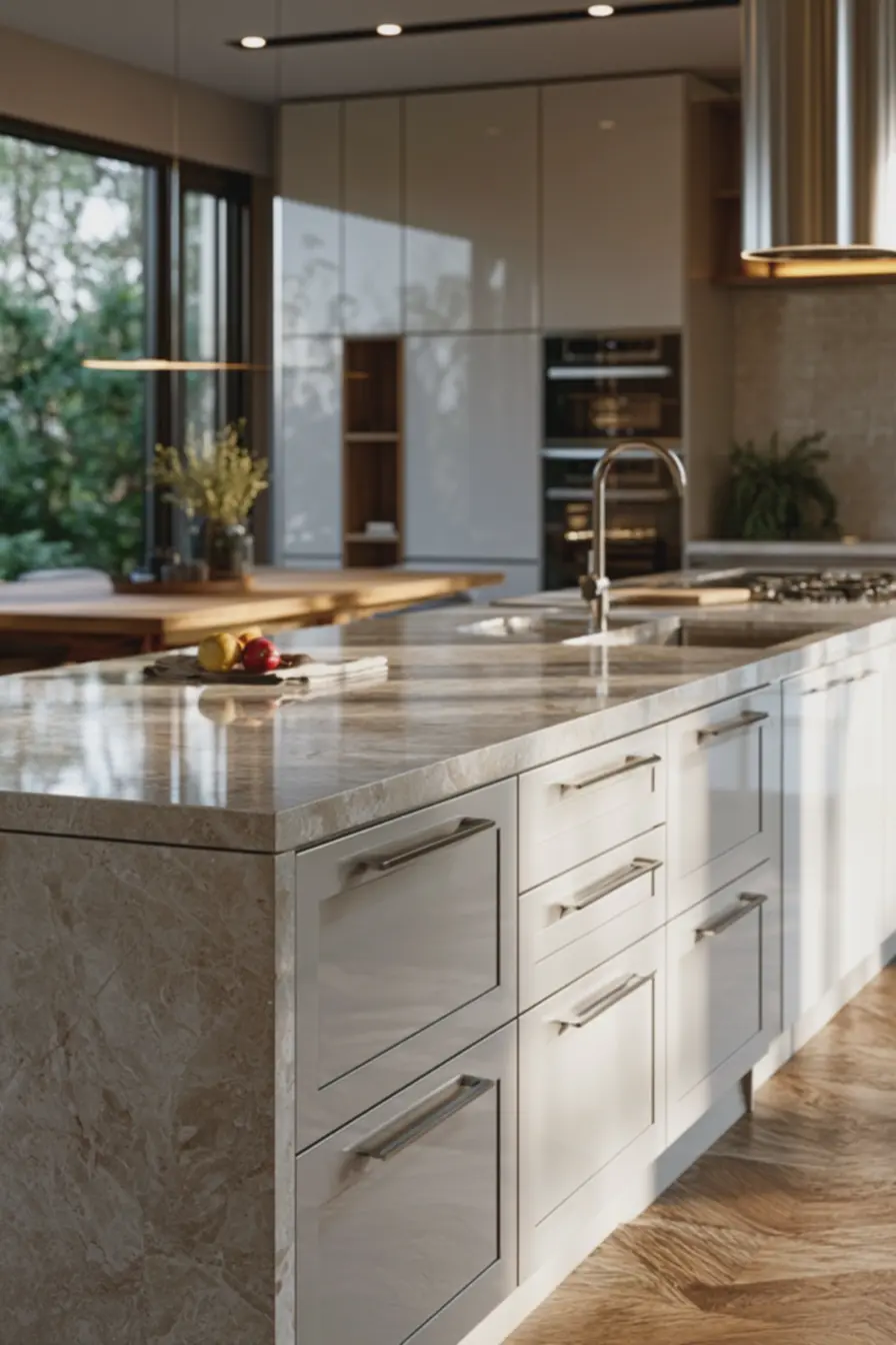 iluminacao-natural-suave-destacando-textura-do-porcelanato-e-metal-na-cozinhaelegante Acabamentos atemporais que valorizam tendências sem exigir reformas iluminacao-natural-suave-destacando-textura-do-porcelanato-e-metal-na-cozinhaelegante Acabamentos atemporais que valorizam tendências sem exigir reformas