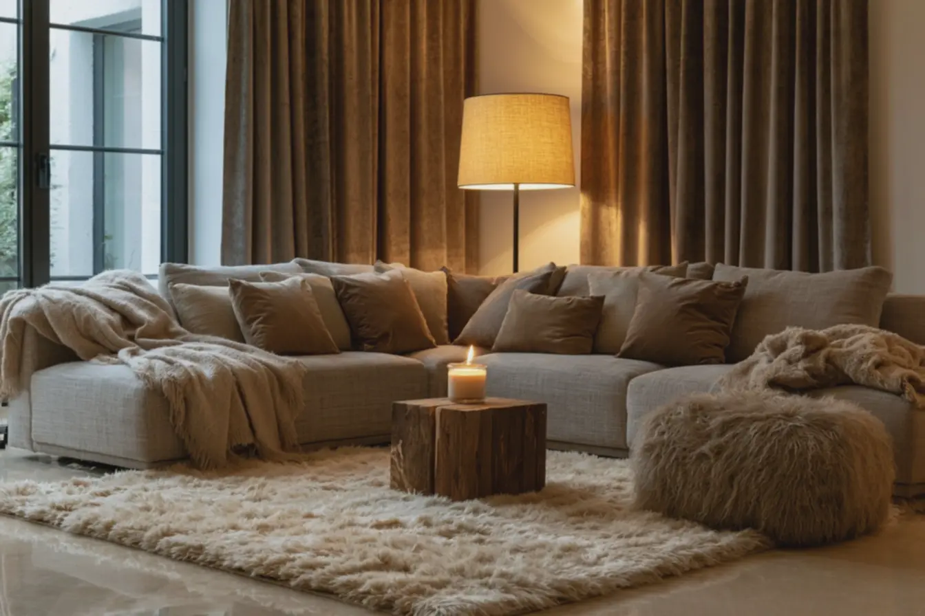 iluminacao-suave-por-luminaria-de-chao-com-abajur-amarelo-criando-conforto-nofrio As melhores dicas para decorar a casa no frio e deixar tudo aconchegante iluminacao-suave-por-luminaria-de-chao-com-abajur-amarelo-criando-conforto-nofrio As melhores dicas para decorar a casa no frio e deixar tudo aconchegante