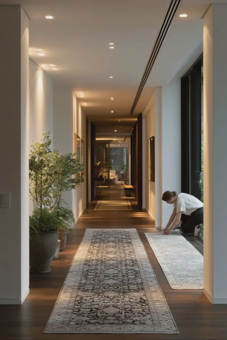 importancia-da-escala-e-direcao-da-estampa-do-tapete-na-percepcao-espacial-esensacao-de-conforto-em-corredores-residenciais Escala da estampa: tapetes que ampliam ou reduzem a sensação do cômodo importancia-da-escala-e-direcao-da-estampa-do-tapete-na-percepcao-espacial-esensacao-de-conforto-em-corredores-residenciais Escala da estampa: tapetes que ampliam ou reduzem a sensação do cômodo