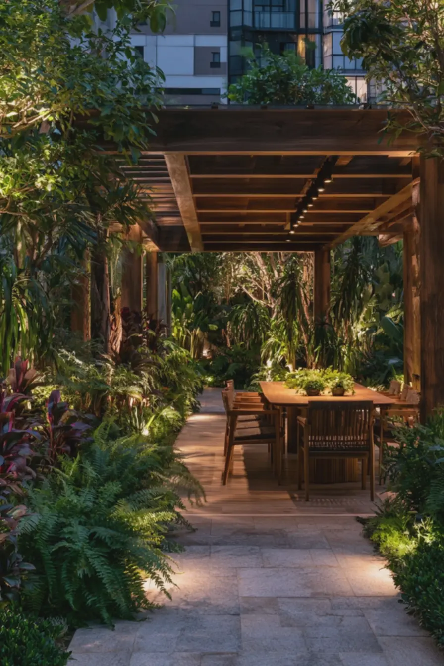 jardim-iluminado-com-luz-quente-tonalidade-2700k-a-3000k-destacando-folhasverdes-e-tons-avermelhados-na-pergola Luz quente ou fria no jardim: escolha de tons e intensidade para valorizar plantas jardim-iluminado-com-luz-quente-tonalidade-2700k-a-3000k-destacando-folhasverdes-e-tons-avermelhados-na-pergola Luz quente ou fria no jardim: escolha de tons e intensidade para valorizar plantas