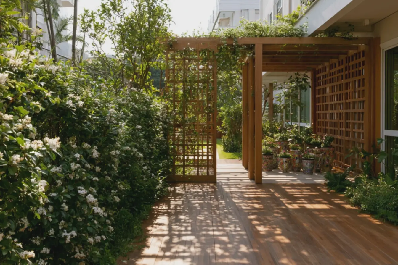 jogo-de-luz-natural-filtrada-por-trelica-e-sombras-recortadas-combinados-comprotecao-verde-diversa Cerca viva, treliça ou painel: qual proteção verde cabe no seu jardim? jogo-de-luz-natural-filtrada-por-trelica-e-sombras-recortadas-combinados-comprotecao-verde-diversa Cerca viva, treliça ou painel: qual proteção verde cabe no seu jardim?