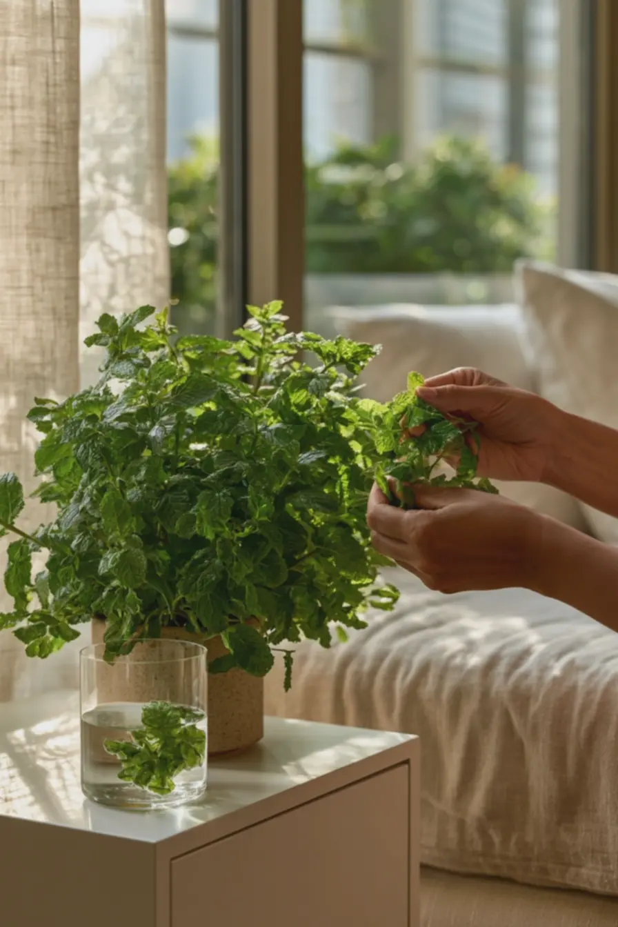 mao-esfregando-folhas-de-hortela-para-ativar-aroma-em-apartamento-escuro Plantas aromáticas ideais para apartamentos escuros: aroma sem varanda mao-esfregando-folhas-de-hortela-para-ativar-aroma-em-apartamento-escuro Plantas aromáticas ideais para apartamentos escuros: aroma sem varanda