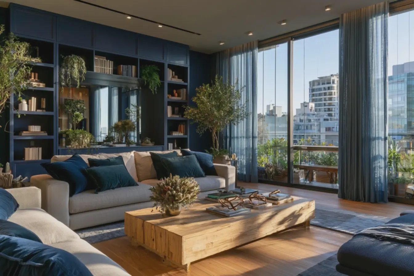 mesa-de-centro-em-madeira-clara-com-acabamento-fosco-e-detalhes-em-latao-em-salacom-piso-de-madeira-clara-acetinada Decorar com tons de azul: o detalhe que muda o clima da sua casa para sempre mesa-de-centro-em-madeira-clara-com-acabamento-fosco-e-detalhes-em-latao-em-salacom-piso-de-madeira-clara-acetinada Decorar com tons de azul: o detalhe que muda o clima da sua casa para sempre