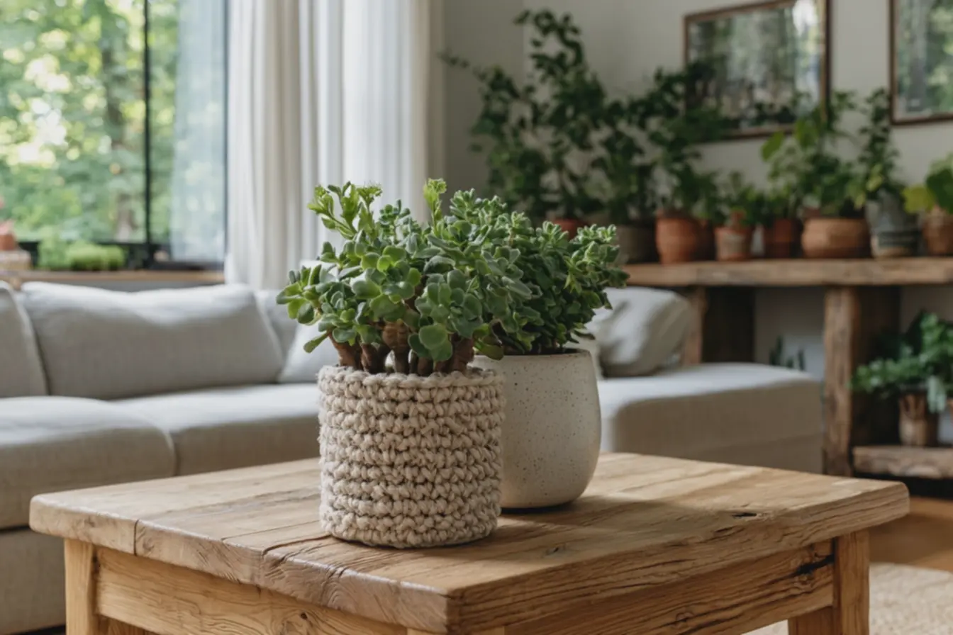 mesa-de-madeira-clara-com-vaso-de-croche-integrando-estilo-e-personalidade-nadecoracao Vasos de plantas com crochê: o tipo de decoração diy que chama atenção. mesa-de-madeira-clara-com-vaso-de-croche-integrando-estilo-e-personalidade-nadecoracao Vasos de plantas com crochê: o tipo de decoração diy que chama atenção.