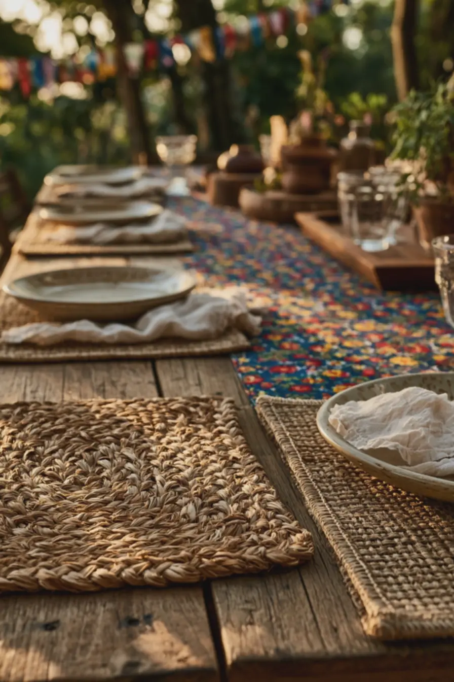 mesa-junina-decorada-com-guardanapos-de-algodao-branco-pratos-ceramica-eelementos-rusticos Palha, chita e sisal: porta-guardanapos que valorizam sua mesa junina mesa-junina-decorada-com-guardanapos-de-algodao-branco-pratos-ceramica-eelementos-rusticos Palha, chita e sisal: porta-guardanapos que valorizam sua mesa junina
