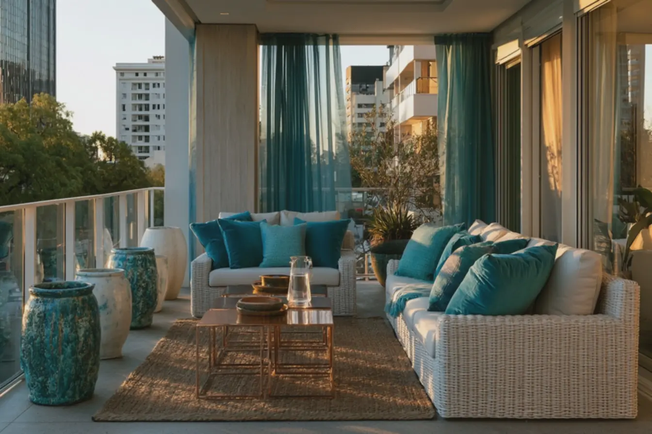 mesas-metalicas-com-acabamento-em-cobre-e-cortinas-azul-turquesa-fluindo-aovento-em-ambiente-fresco-e-vibrante Decorar com tons de azul: o detalhe que muda o clima da sua casa para sempre mesas-metalicas-com-acabamento-em-cobre-e-cortinas-azul-turquesa-fluindo-aovento-em-ambiente-fresco-e-vibrante Decorar com tons de azul: o detalhe que muda o clima da sua casa para sempre