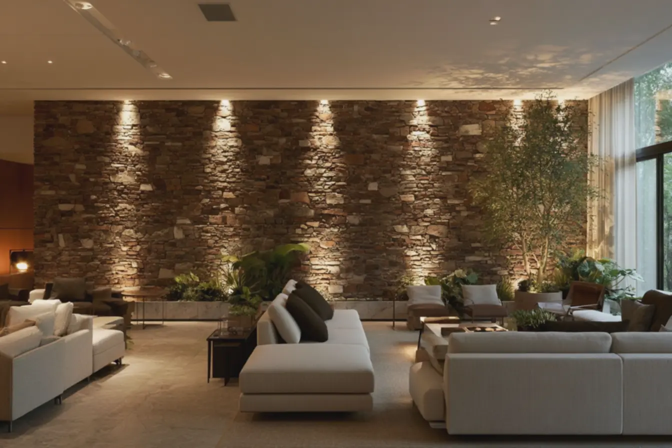 moveis-contemporaneos-neutros-combinados-com-parede-de-tijolo-rustico-e-plantasverdes-decorativas Tijolo à vista rústico real ou revestimento imitado: prós e contras para cada ambiente moveis-contemporaneos-neutros-combinados-com-parede-de-tijolo-rustico-e-plantasverdes-decorativas Tijolo à vista rústico real ou revestimento imitado: prós e contras para cada ambiente