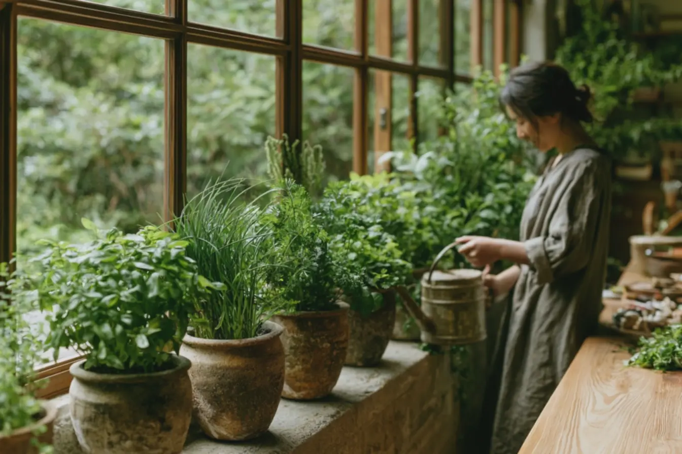 mulher-regando-plantas-de-temperos-caseiros-na-janela-da-cozinha Cuidar da horta em casa: o detalhe simples que muda tudo na sua cozinha mulher-regando-plantas-de-temperos-caseiros-na-janela-da-cozinha Cuidar da horta em casa: o detalhe simples que muda tudo na sua cozinha