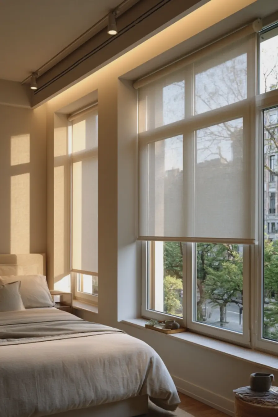 persiana-rolo-blackout-marfim-instalada-em-quarto-minimalista-com-janela-emmadeira-branca Como decorar com persianas do jeito certo: As dicas que não te contam persiana-rolo-blackout-marfim-instalada-em-quarto-minimalista-com-janela-emmadeira-branca Como decorar com persianas do jeito certo: As dicas que não te contam