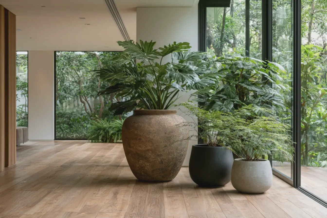 piso-de-madeira-clara-complementando-texturas-dos-vasos-e-plantas-em-cantominimalista-e-elegante Vasos, alturas e texturas: organizar plantas que valorizam cada canto piso-de-madeira-clara-complementando-texturas-dos-vasos-e-plantas-em-cantominimalista-e-elegante Vasos, alturas e texturas: organizar plantas que valorizam cada canto