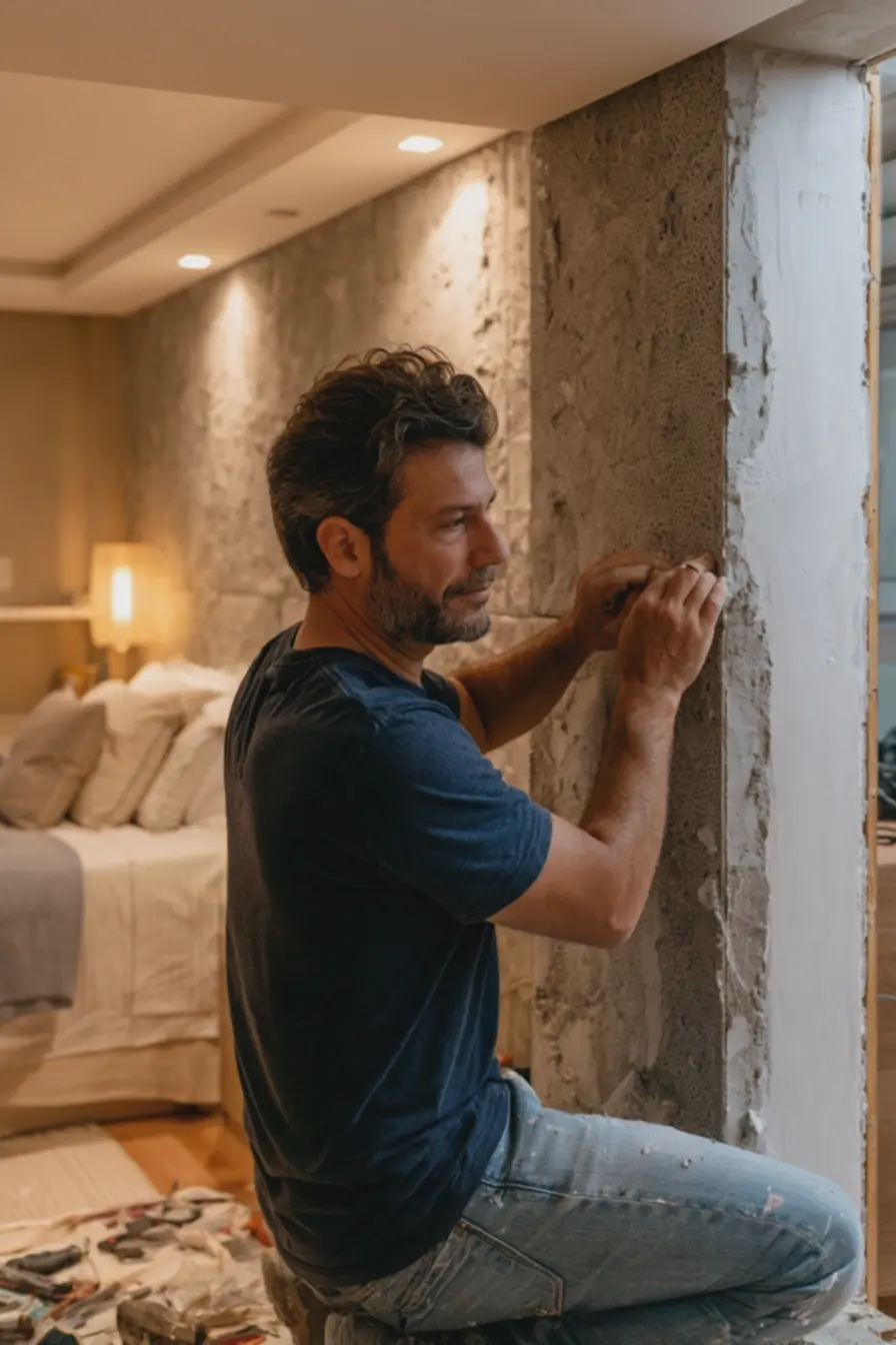 profissional-aplicando-revestimento-acustico-para-melhorar-isolamento-sonoro-emambiente-pequeno Revestimento para parede: materiais que melhoram acústica de salas e quartos profissional-aplicando-revestimento-acustico-para-melhorar-isolamento-sonoro-emambiente-pequeno Revestimento para parede: materiais que melhoram acústica de salas e quartos