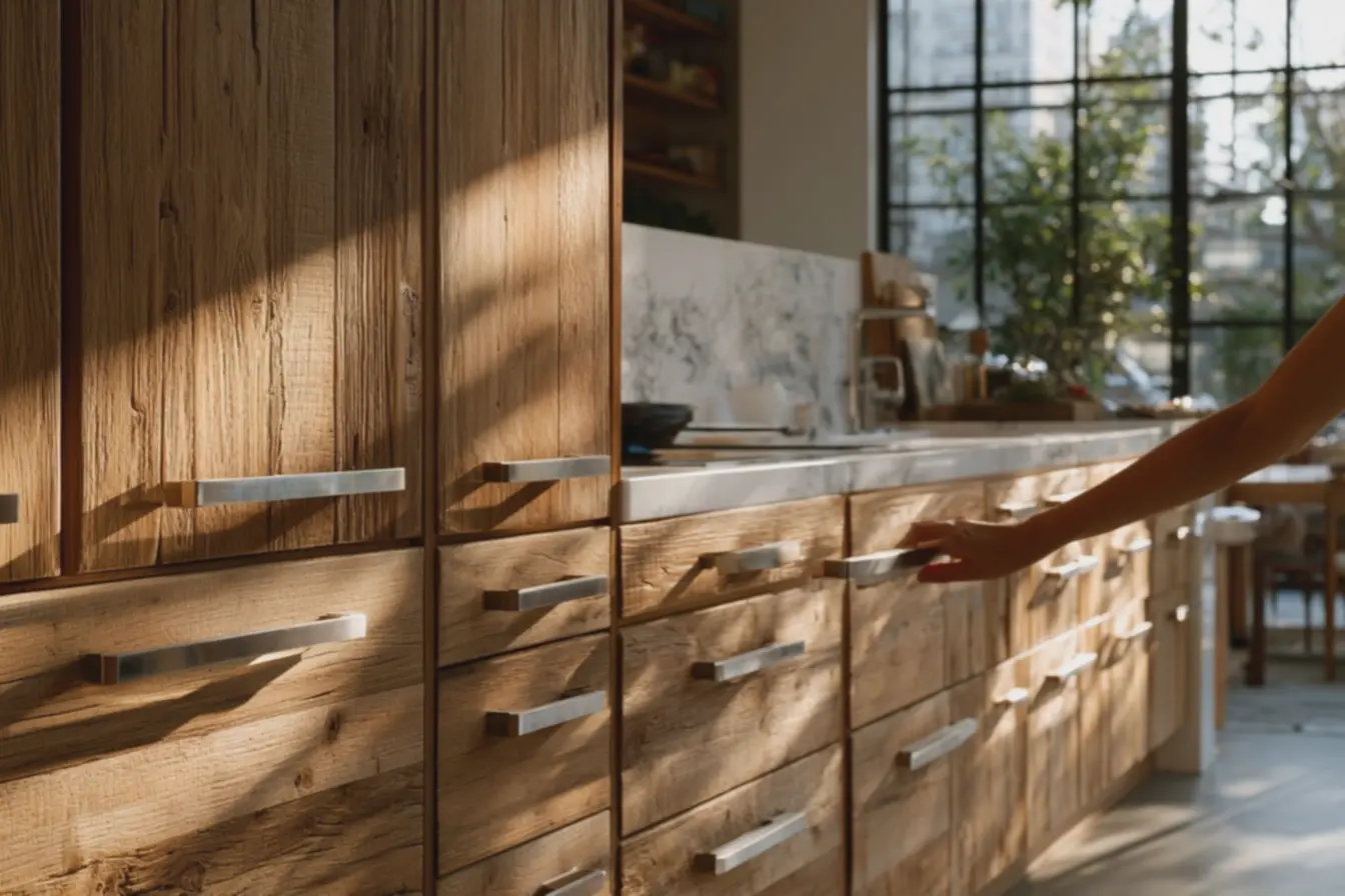 puxadores-de-aco-inox-escovado-em-portas-e-gavetas-com-design-ergonomico-eacabamento-sem-marcas-de-dedos Puxadores metálicos para móveis: o detalhe que muda sua decoração silenciosamente puxadores-de-aco-inox-escovado-em-portas-e-gavetas-com-design-ergonomico-eacabamento-sem-marcas-de-dedos Puxadores metálicos para móveis: o detalhe que muda sua decoração silenciosamente