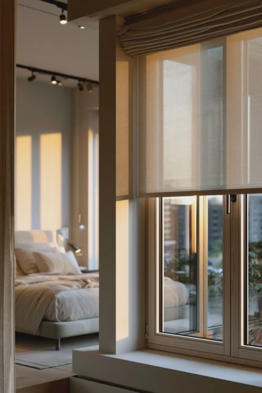 quarto-com-decoracao-clara-parede-bege-e-persiana-blackout-garantindo-ambientetranquilo Como decorar com persianas do jeito certo: As dicas que não te contam quarto-com-decoracao-clara-parede-bege-e-persiana-blackout-garantindo-ambientetranquilo Como decorar com persianas do jeito certo: As dicas que não te contam