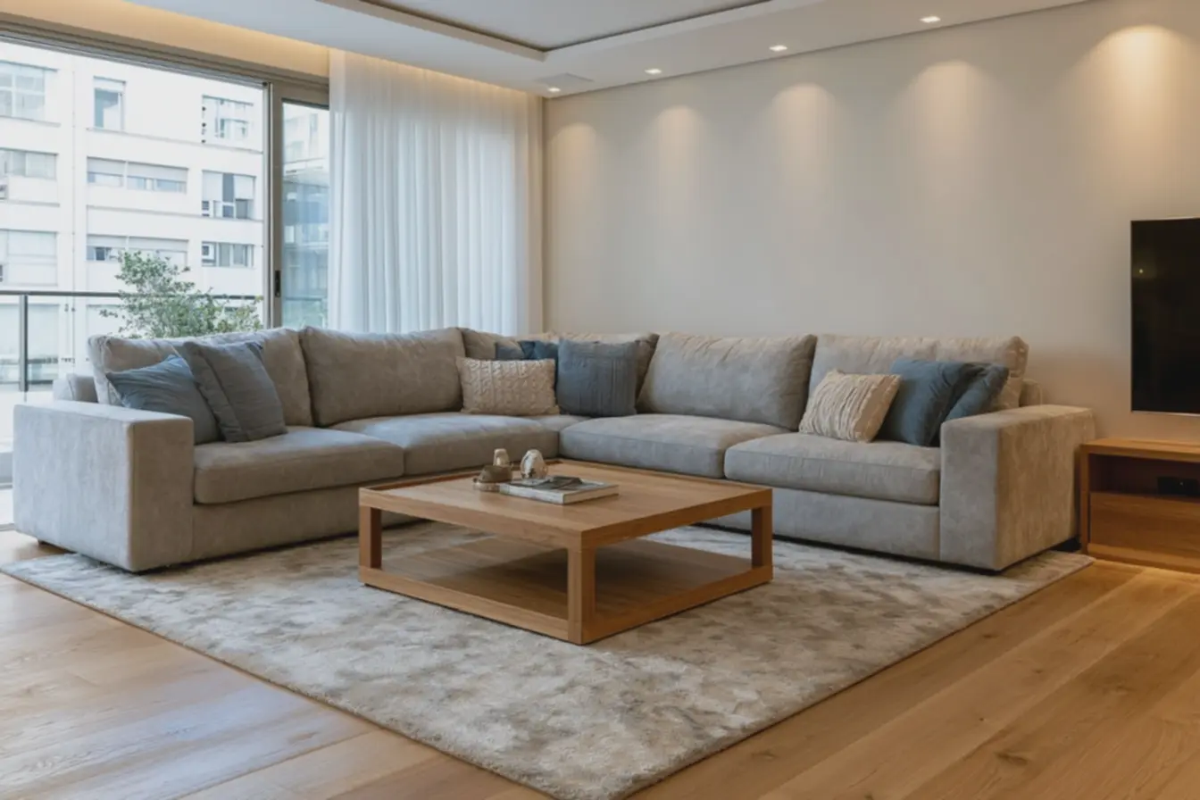 sala-ampla-com-area-de-circulacao-livre-entre-sofa-e-mesa-de-centro-garantindoconforto-e-funcionalidade Você sabe onde colocar o sofá na sala? A posição dele pode mudar tudo. sala-ampla-com-area-de-circulacao-livre-entre-sofa-e-mesa-de-centro-garantindoconforto-e-funcionalidade Você sabe onde colocar o sofá na sala? A posição dele pode mudar tudo.