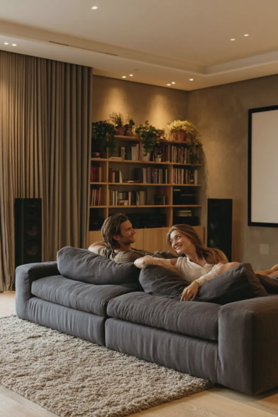 sala-de-cinema-em-casa-com-isolamento-acustico-natural-e-decoracao-aconchegante Acústica e isolamento para sua sala de cinema em casa sem obras sala-de-cinema-em-casa-com-isolamento-acustico-natural-e-decoracao-aconchegante Acústica e isolamento para sua sala de cinema em casa sem obras