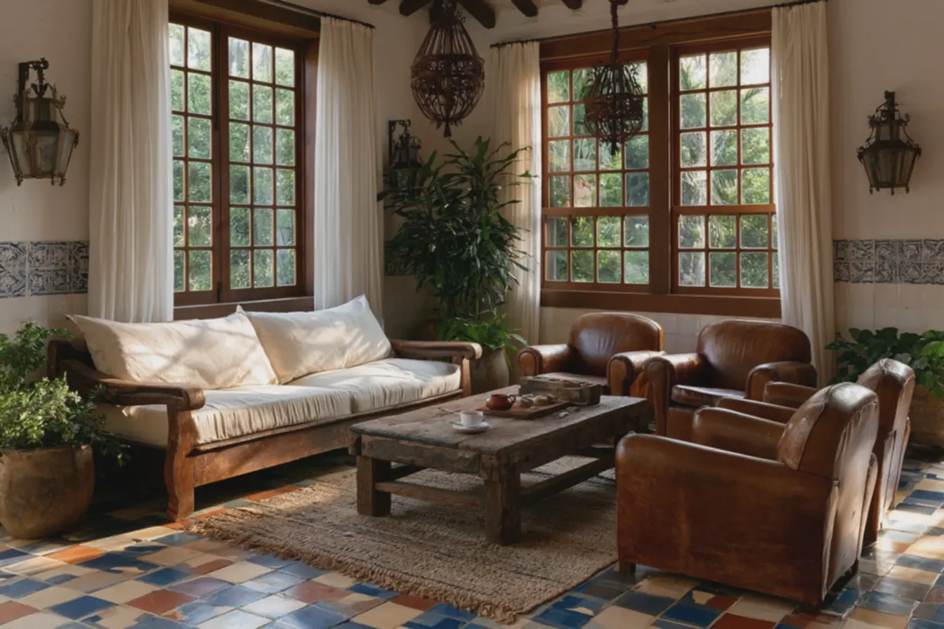 sala-de-estar-colonial-brasileira-com-sofa-de-madeira-macica-e-poltronas-decouro-envelhecido Decoração colonial: o estilo que resgata história e aconchego na sua casa sala-de-estar-colonial-brasileira-com-sofa-de-madeira-macica-e-poltronas-decouro-envelhecido Decoração colonial: o estilo que resgata história e aconchego na sua casa