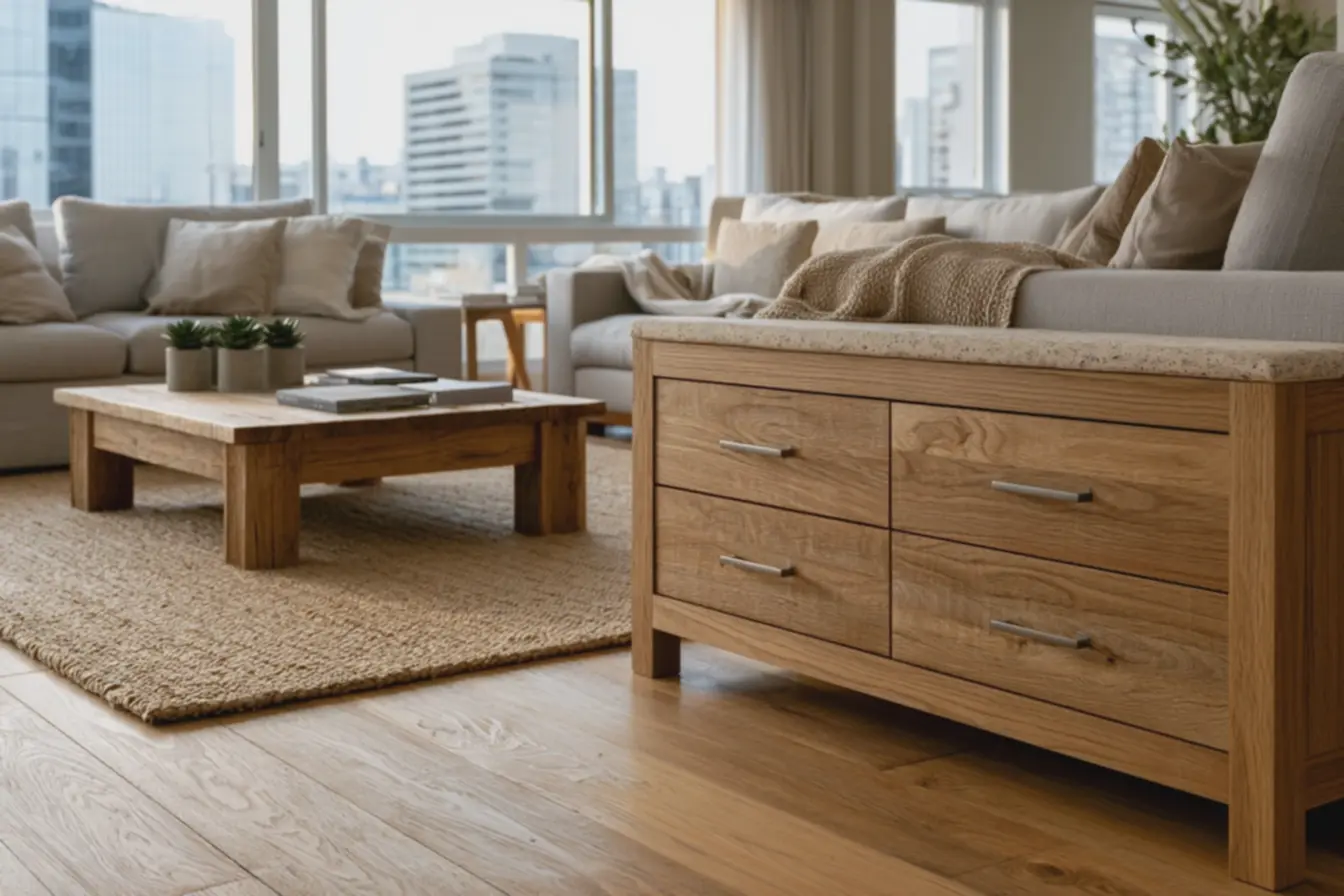 sala-de-estar-com-decoracao-simples-e-barata-em-estilo-moderno-com-estante-demadeira-clara-e-sofa-cinza As melhores ideias de decoração simples e barata que encantam a todos sala-de-estar-com-decoracao-simples-e-barata-em-estilo-moderno-com-estante-demadeira-clara-e-sofa-cinza As melhores ideias de decoração simples e barata que encantam a todos