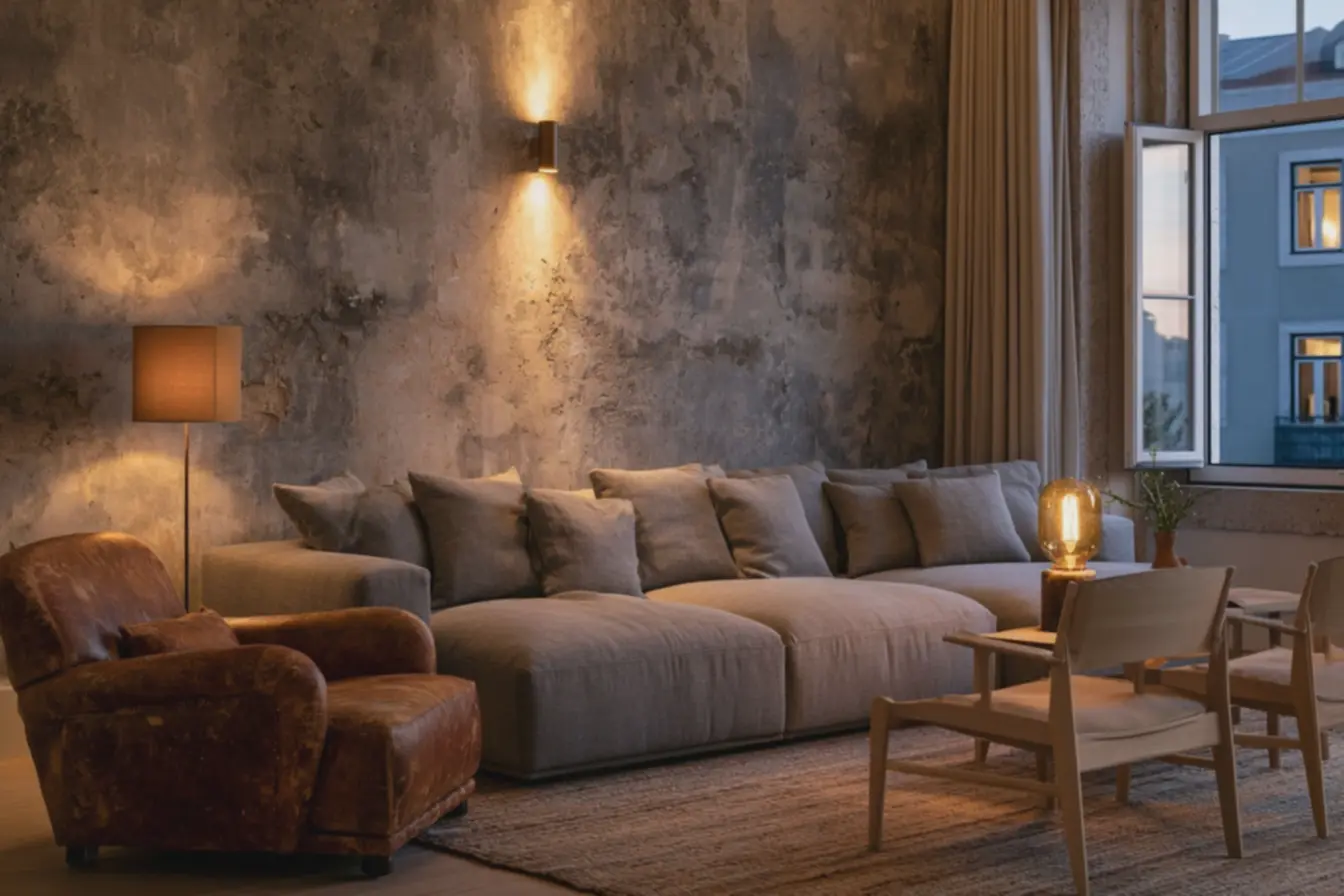 sala-de-estar-com-iluminacao-planejada-tres-pontos-de-luz-ambar-arandela-abajure-luminaria-de-mesa Iluminação que aquece: lâmpadas, tons e pontos ideais para o frio sala-de-estar-com-iluminacao-planejada-tres-pontos-de-luz-ambar-arandela-abajure-luminaria-de-mesa Iluminação que aquece: lâmpadas, tons e pontos ideais para o frio