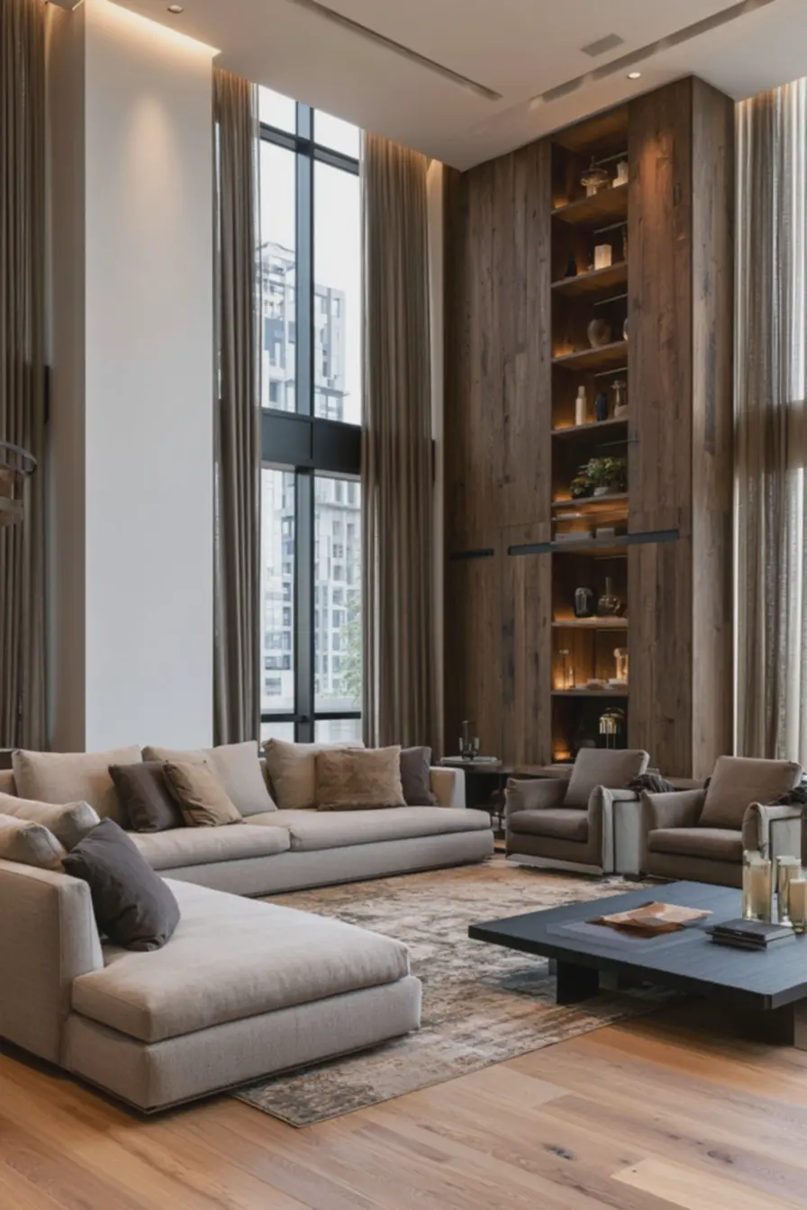 sala-de-estar-com-pe-direito-alto-sofa-baixo-que-parece-pequeno-e-estreitodecoracao-com-erro-de-escala-causando-sensacao-de-ambiente-apertado Erros de escala que deixam a sala apertada — correções baratas e de grande efeito visual sala-de-estar-com-pe-direito-alto-sofa-baixo-que-parece-pequeno-e-estreitodecoracao-com-erro-de-escala-causando-sensacao-de-ambiente-apertado Erros de escala que deixam a sala apertada — correções baratas e de grande efeito visual