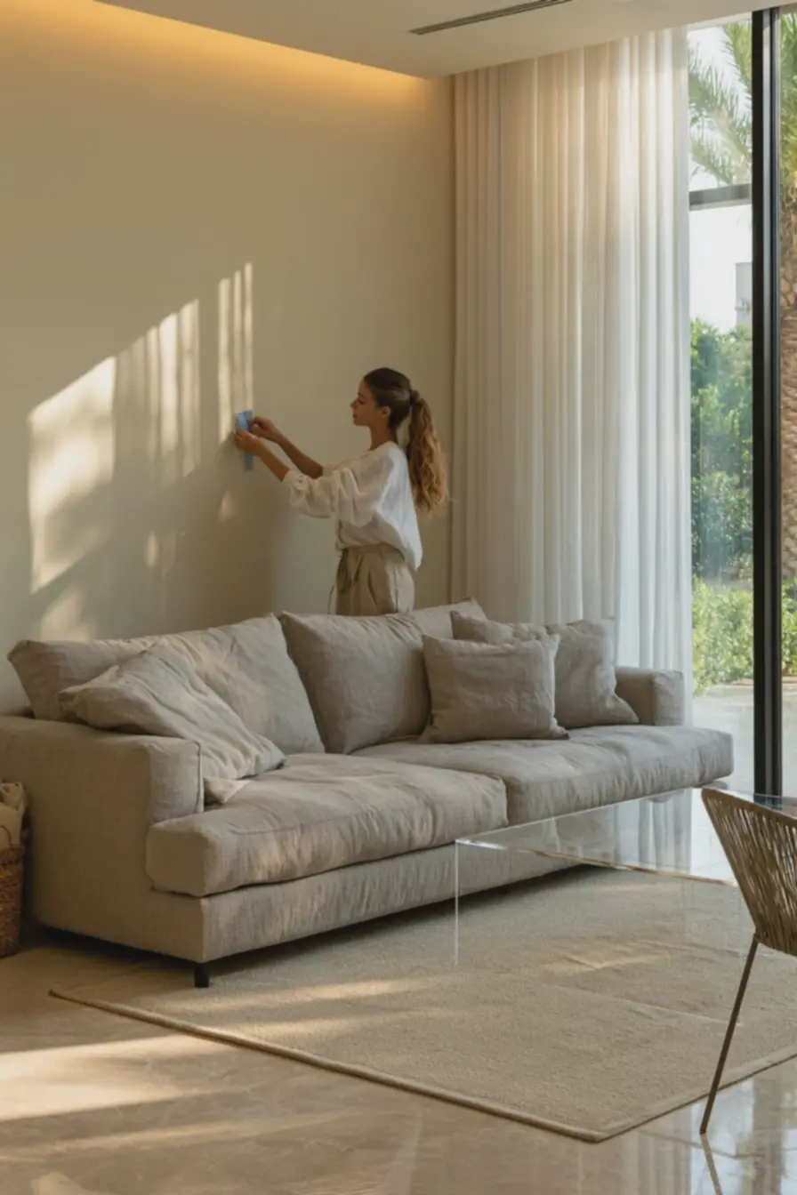 sala-de-estar-com-sofa-cinza-claro-bracos-baixos-e-decoracao-simplesdemonstrando-experimento-visual-para-corrigir-escala Erros de escala que deixam a sala apertada — correções baratas e de grande efeito visual sala-de-estar-com-sofa-cinza-claro-bracos-baixos-e-decoracao-simplesdemonstrando-experimento-visual-para-corrigir-escala Erros de escala que deixam a sala apertada — correções baratas e de grande efeito visual