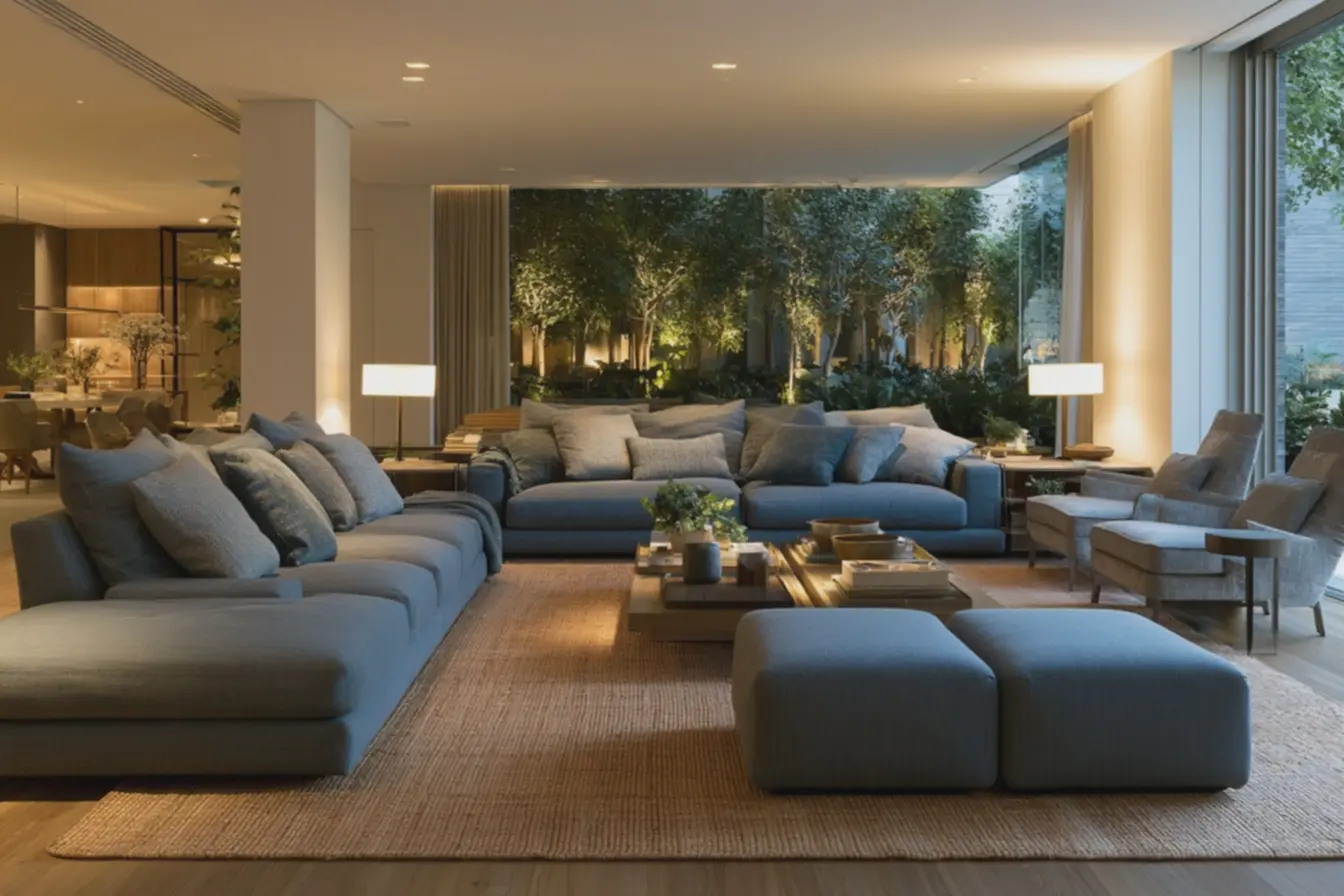 sala-de-estar-minimalista-com-paredes-brancas-foscas-e-moveis-em-tons-de-azul-ecinza-com-superficie-fosca Pequenos erros de cor, iluminação e móveis que envelhecem a sala — correções baratas sala-de-estar-minimalista-com-paredes-brancas-foscas-e-moveis-em-tons-de-azul-ecinza-com-superficie-fosca Pequenos erros de cor, iluminação e móveis que envelhecem a sala — correções baratas