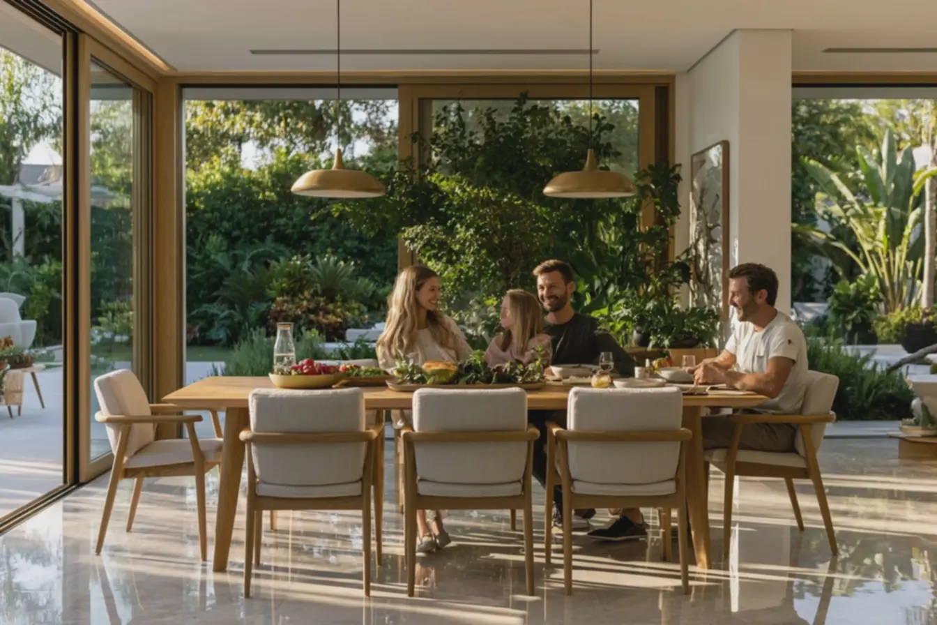 sala-de-jantar-moderna-com-pendentes-dourados-e-ambiente-acolhedor-para-familia Melhores cadeiras para cada ambiente: escolhas que valorizam seu espaço e conforto sala-de-jantar-moderna-com-pendentes-dourados-e-ambiente-acolhedor-para-familia Melhores cadeiras para cada ambiente: escolhas que valorizam seu espaço e conforto