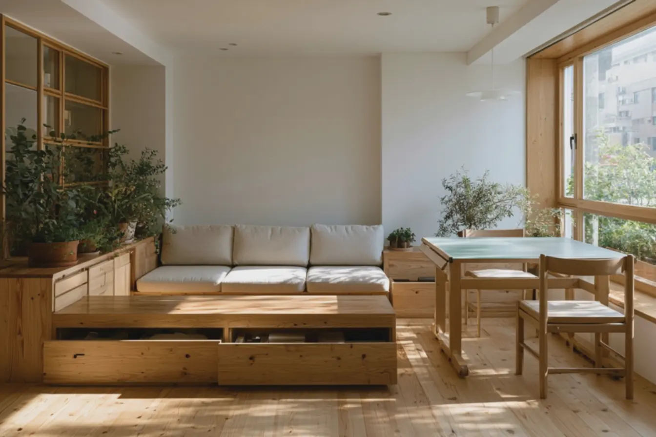 sala-pequena-multifuncional-em-estilo-luxo-com-sofa-claro-e-gavetas-abertas-paraorganizacao Móveis multifuncionais para sala pequena: mais estilo e espaço gastando pouco sala-pequena-multifuncional-em-estilo-luxo-com-sofa-claro-e-gavetas-abertas-paraorganizacao Móveis multifuncionais para sala pequena: mais estilo e espaço gastando pouco