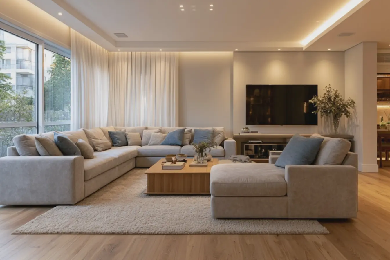 sofa-cinza-claro-posicionado-rente-a-parede-principal-otimiza-espaco-na-sala-deestar-iluminada-naturalmente Você sabe onde colocar o sofá na sala? A posição dele pode mudar tudo. sofa-cinza-claro-posicionado-rente-a-parede-principal-otimiza-espaco-na-sala-deestar-iluminada-naturalmente Você sabe onde colocar o sofá na sala? A posição dele pode mudar tudo.