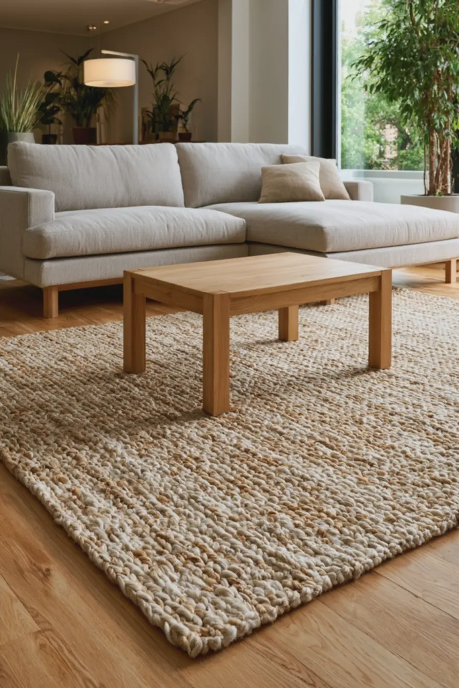 tapete-de-croche-grande-retangular-em-sala-de-estar-iluminada-naturalmente Tamanho certo: escolher o tapete de crochê ideal para cada cômodo tapete-de-croche-grande-retangular-em-sala-de-estar-iluminada-naturalmente Tamanho certo: escolher o tapete de crochê ideal para cada cômodo