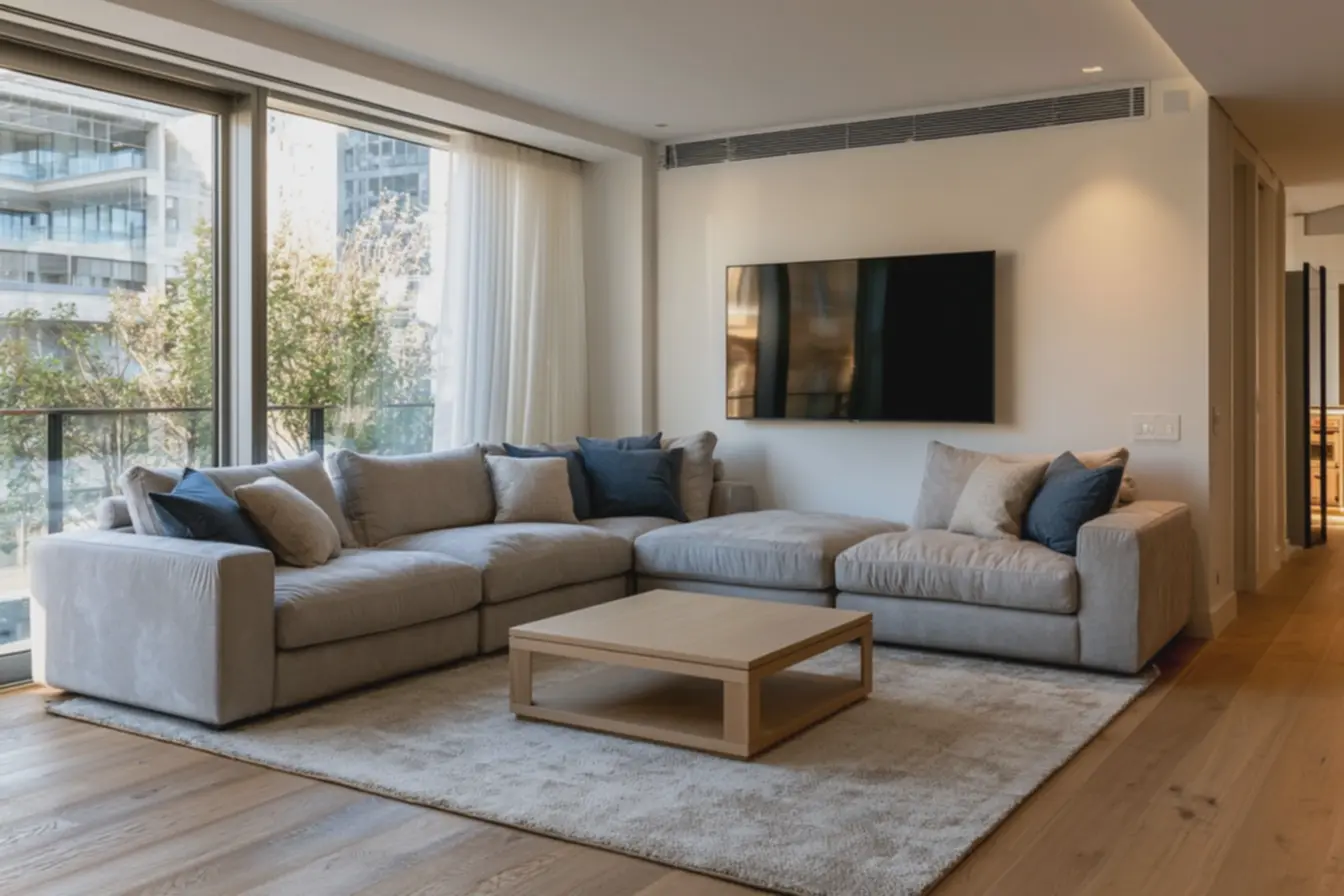 televisao-de-50-polegadas-na-parede-oposta-ao-sofa-cria-ambiente-ideal-paraconvivencia-familiar Você sabe onde colocar o sofá na sala? A posição dele pode mudar tudo. televisao-de-50-polegadas-na-parede-oposta-ao-sofa-cria-ambiente-ideal-paraconvivencia-familiar Você sabe onde colocar o sofá na sala? A posição dele pode mudar tudo.