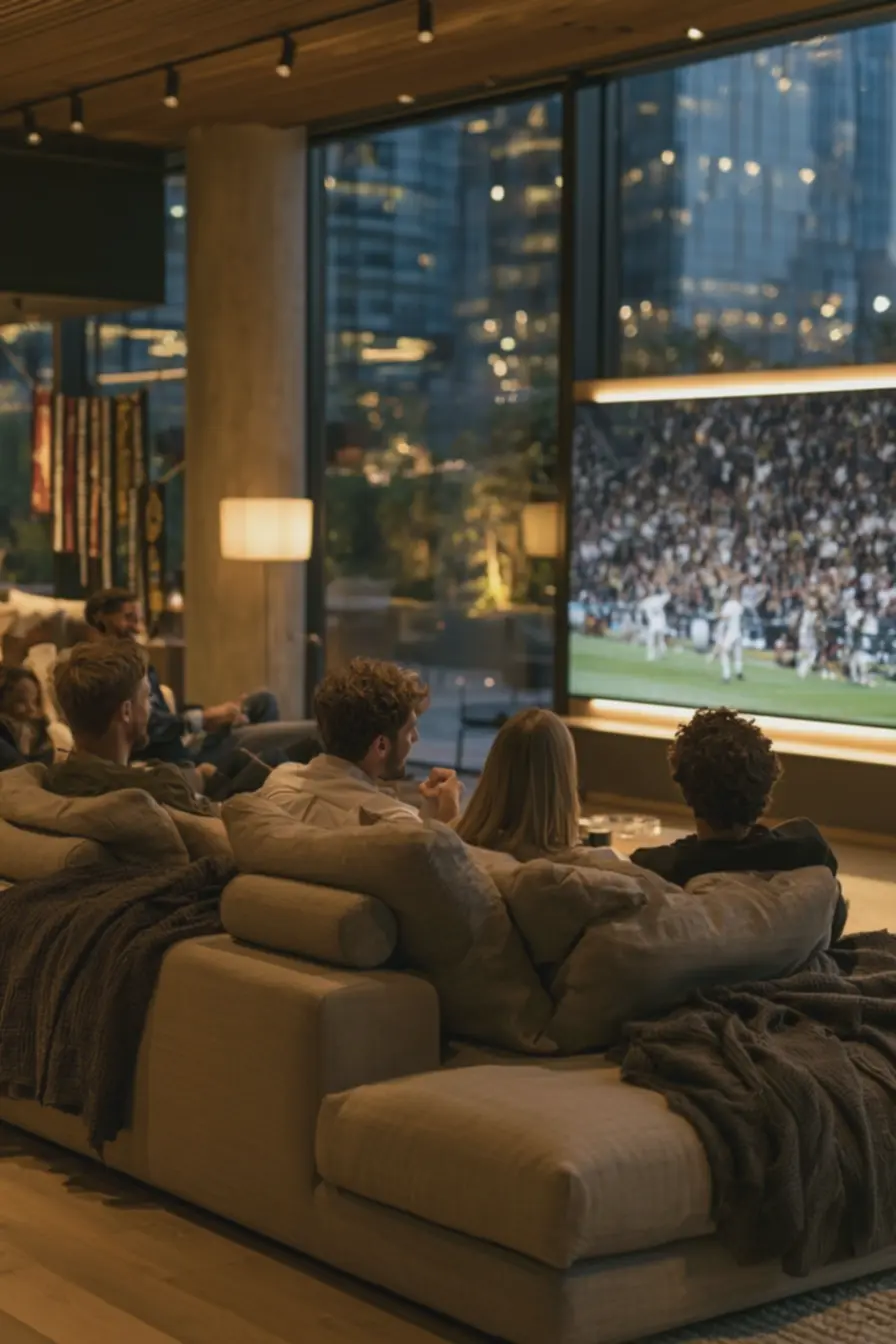 uso-de-faixa-de-led-suave-atras-da-televisao-para-criar-luz-difusa-e-realcaremocao-na-sala-de-torcida Iluminação, almofadas e detalhes que viram clima de torcida em casa uso-de-faixa-de-led-suave-atras-da-televisao-para-criar-luz-difusa-e-realcaremocao-na-sala-de-torcida Iluminação, almofadas e detalhes que viram clima de torcida em casa