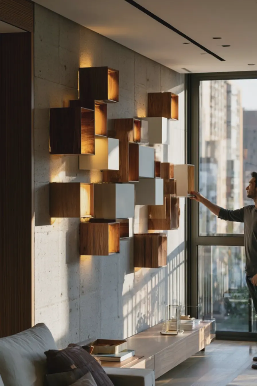 uso-de-luz-artificial-amarela-evidenciando-peso-visual-em-composicaodesorganizada-de-moveis-modulares Móveis modulares e soluções empilháveis para espaços flexíveis e elegantes uso-de-luz-artificial-amarela-evidenciando-peso-visual-em-composicaodesorganizada-de-moveis-modulares Móveis modulares e soluções empilháveis para espaços flexíveis e elegantes