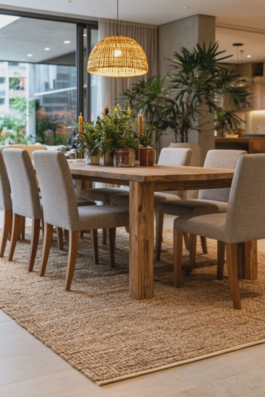uso-de-tapete-antiderrapante-para-evitar-tropecos-e-conservar-limpeza-em-sala-dejantar-com-decoracao-neutra Como decorar com tapetes: erros comuns que podem arruinar seu espaço uso-de-tapete-antiderrapante-para-evitar-tropecos-e-conservar-limpeza-em-sala-dejantar-com-decoracao-neutra Como decorar com tapetes: erros comuns que podem arruinar seu espaço