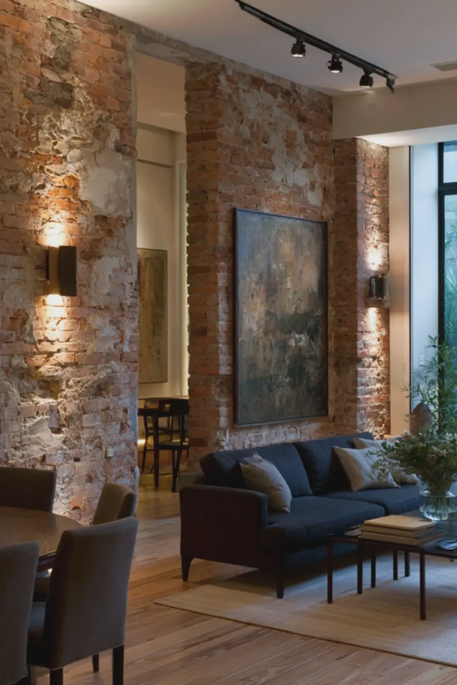 uso-inadequado-de-luz-direta-impede-valorizacao-do-acabamento-artesanal-dotijolo-e-prejudica-decoracao-da-sala Iluminação que valoriza a parede de tijolo à vista rústico em salas pequenas uso-inadequado-de-luz-direta-impede-valorizacao-do-acabamento-artesanal-dotijolo-e-prejudica-decoracao-da-sala Iluminação que valoriza a parede de tijolo à vista rústico em salas pequenas
