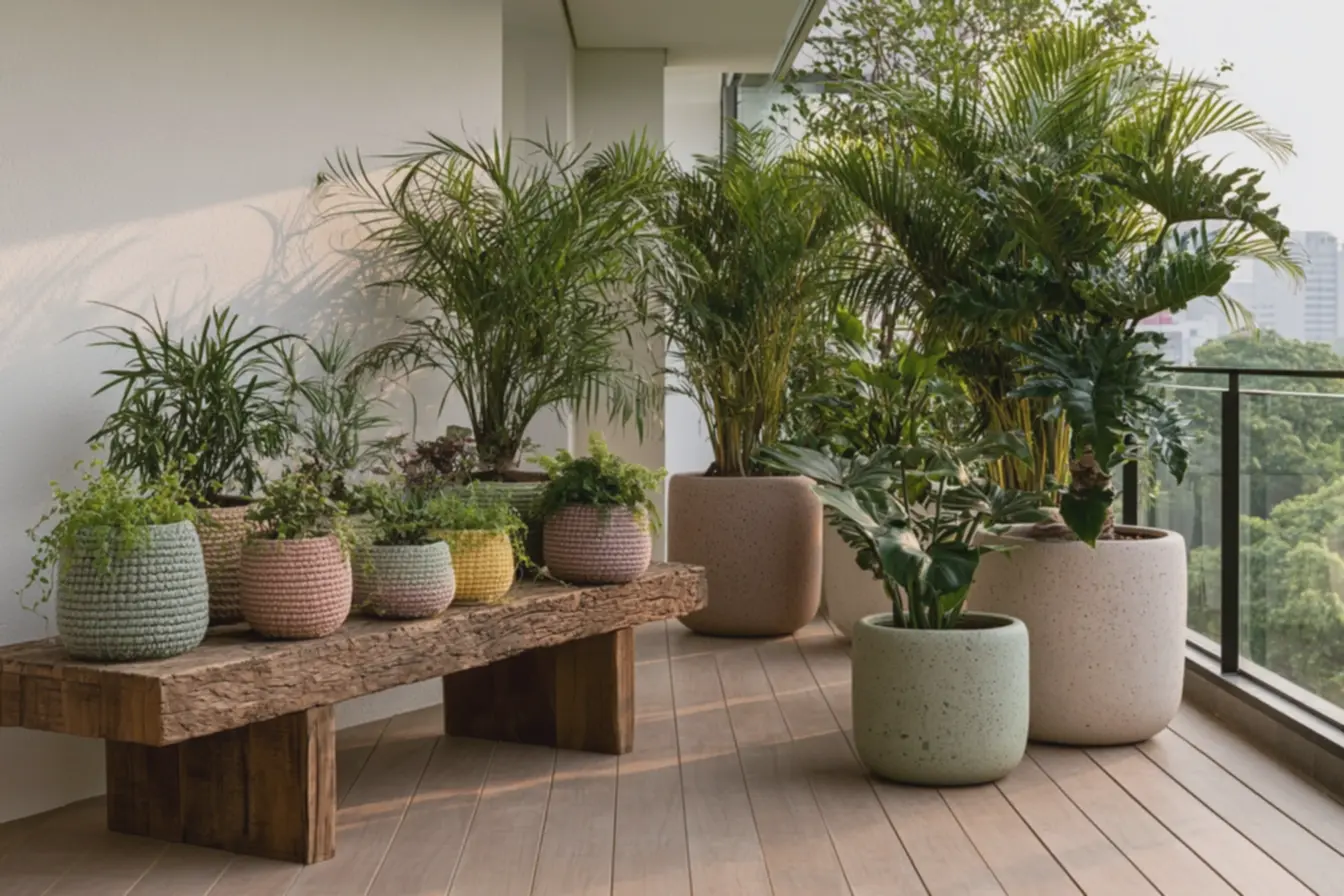 varanda-contemporanea-clara-com-vasos-de-croche-pastel-contendo-plantas-pequenase-decorativas Vasos de crochê versus cachepots: quando optar por um ou outro na decoração varanda-contemporanea-clara-com-vasos-de-croche-pastel-contendo-plantas-pequenase-decorativas Vasos de crochê versus cachepots: quando optar por um ou outro na decoração