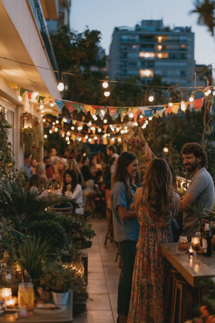 varanda-pequena-com-guirlandas-de-lampadas-grandes-penduradas-muito-altas-eespacadas Iluminação para arraiá em casa: guirlandas, tochas e cantinhos iluminados varanda-pequena-com-guirlandas-de-lampadas-grandes-penduradas-muito-altas-eespacadas Iluminação para arraiá em casa: guirlandas, tochas e cantinhos iluminados