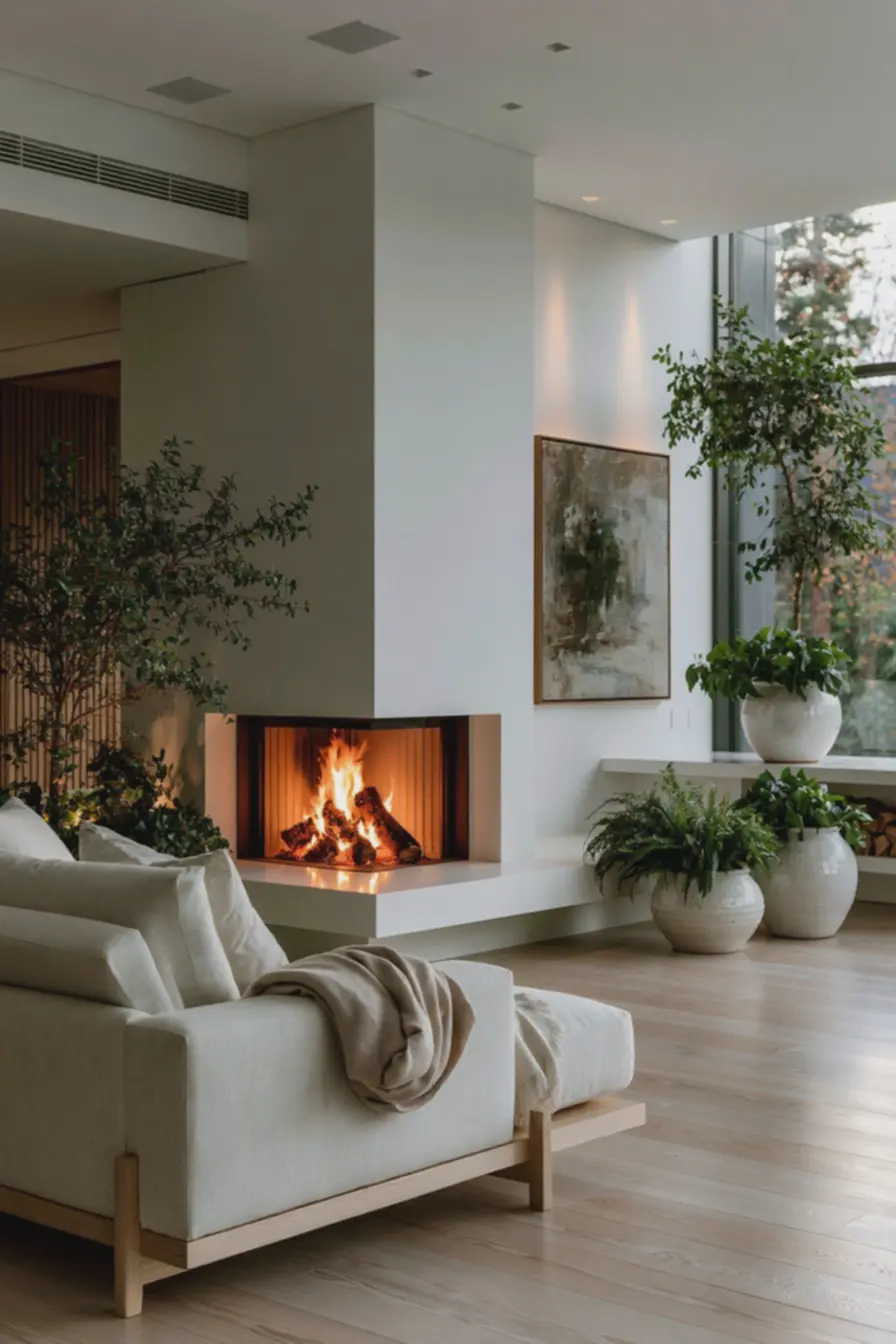 ambiente-amplo-e-acolhedor-com-decoracao-simples-e-fogao-a-lenha-aceso Chaminé embutida, parede de tijolo ou ilha: escolha a configuração ideal para fogão a lenha ambiente-amplo-e-acolhedor-com-decoracao-simples-e-fogao-a-lenha-aceso Chaminé embutida, parede de tijolo ou ilha: escolha a configuração ideal para fogão a lenha