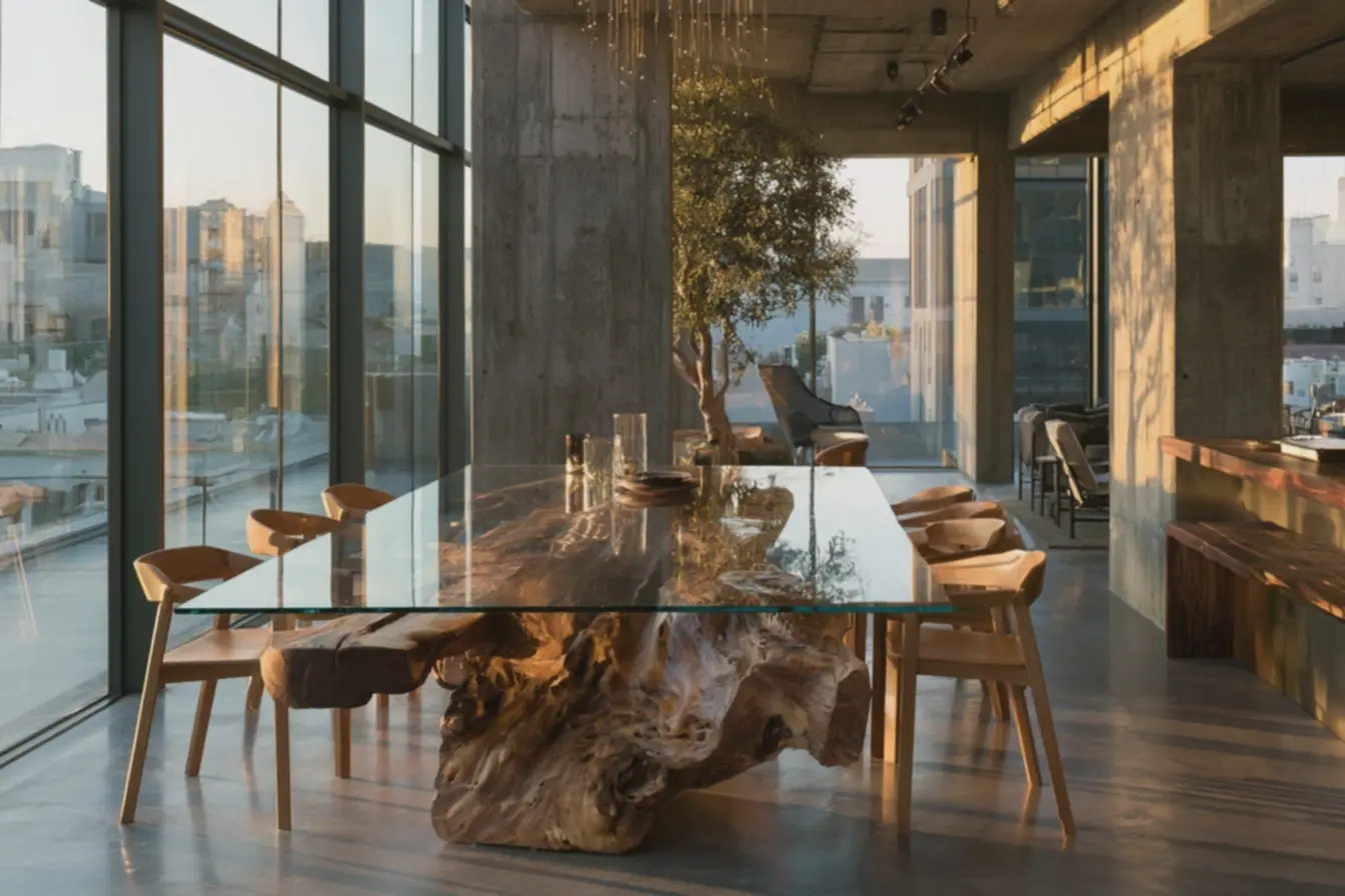 ambiente-com-pe-direito-alto-e-iluminacao-natural-destacando-pecas-artisticasfeitas-com-raizes-de-arvore Resina, vidro e metal: ideias para integrar raízes de árvores na decoração ambiente-com-pe-direito-alto-e-iluminacao-natural-destacando-pecas-artisticasfeitas-com-raizes-de-arvore Resina, vidro e metal: ideias para integrar raízes de árvores na decoração
