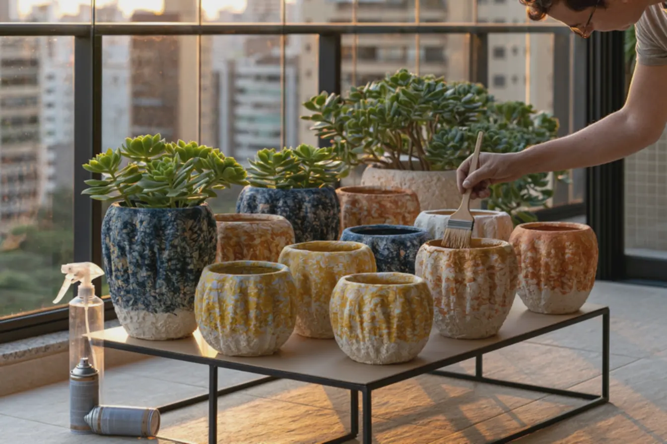 aplicacao-de-verniz-em-vaso-de-gesso-com-pincel-criando-contraste-entre-coresintensas-e-branco-natural Artesanato com gesso: ideias inesperadas que renovam sua decoração rápida aplicacao-de-verniz-em-vaso-de-gesso-com-pincel-criando-contraste-entre-coresintensas-e-branco-natural Artesanato com gesso: ideias inesperadas que renovam sua decoração rápida