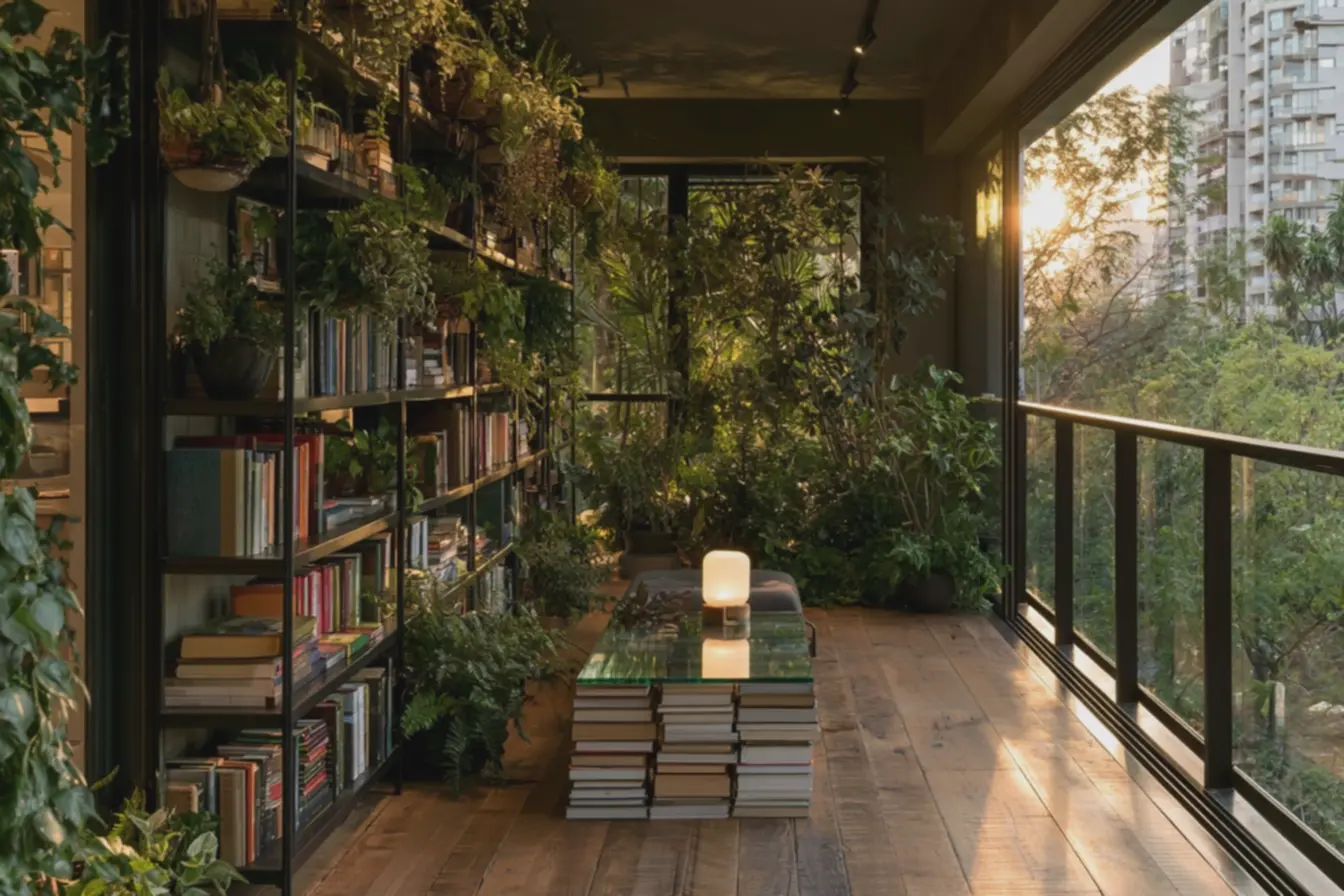 banquinho-feito-de-pilha-de-livros-com-tampo-de-vidro-e-luminaria-de-designescandinavo-iluminada Decorar com livros: ideias inesperadas para dar personalidade ao seu espaço banquinho-feito-de-pilha-de-livros-com-tampo-de-vidro-e-luminaria-de-designescandinavo-iluminada Decorar com livros: ideias inesperadas para dar personalidade ao seu espaço