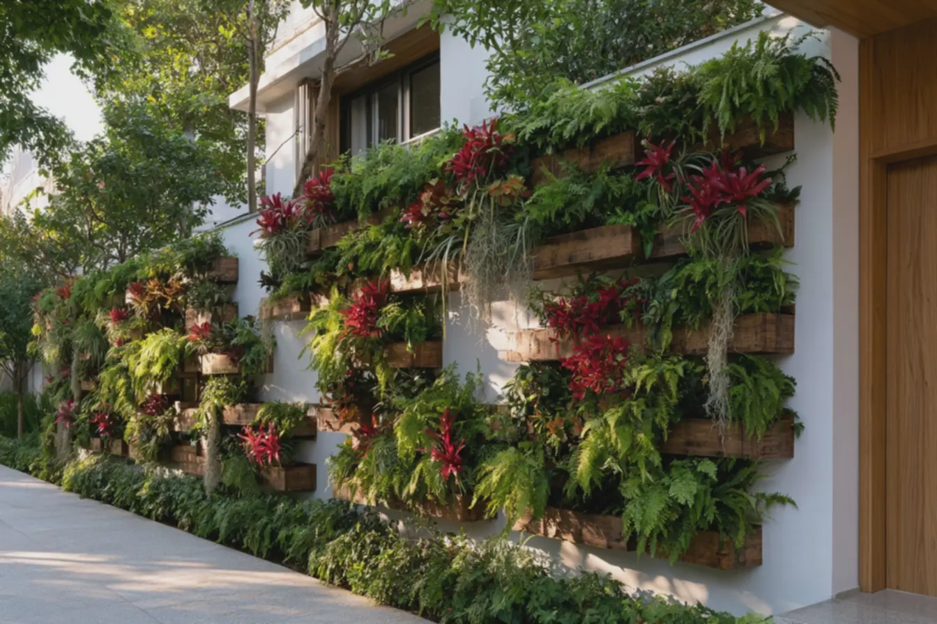 casa-contemporanea-com-muro-branco-e-jardim-vertical-elegante-destacando-frescore-cuidado-no-paisagismo-residencial Muro de frente com jardim vertical: espécies que não danificam a alvenaria casa-contemporanea-com-muro-branco-e-jardim-vertical-elegante-destacando-frescore-cuidado-no-paisagismo-residencial Muro de frente com jardim vertical: espécies que não danificam a alvenaria