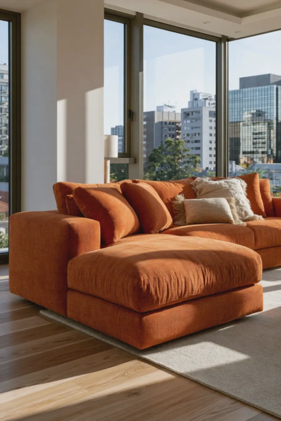 combinacao-de-cor-laranja-suave-com-paredes-brancas-e-piso-de-madeira-clara-emdecoracao Evite este erro comum ao usar laranja: foco no equilíbrio de luz e textura combinacao-de-cor-laranja-suave-com-paredes-brancas-e-piso-de-madeira-clara-emdecoracao Evite este erro comum ao usar laranja: foco no equilíbrio de luz e textura
