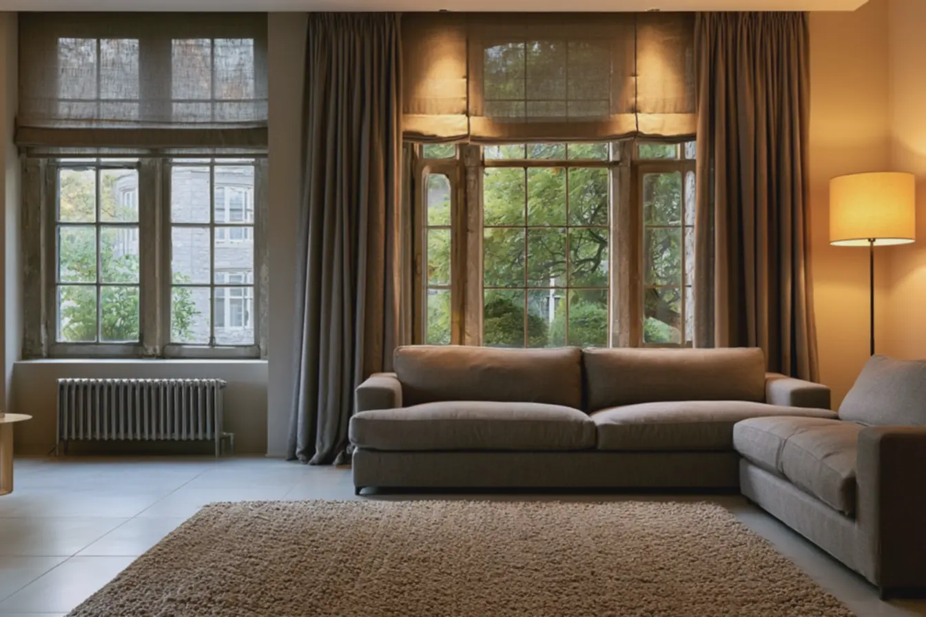 cortinas-de-tecido-grosso-com-pala-superior-ajustada-e-fita-de-vedacao-nasjanelas-antigas Erros comuns que deixam a casa fria no inverno e correções DIY práticas cortinas-de-tecido-grosso-com-pala-superior-ajustada-e-fita-de-vedacao-nasjanelas-antigas Erros comuns que deixam a casa fria no inverno e correções DIY práticas