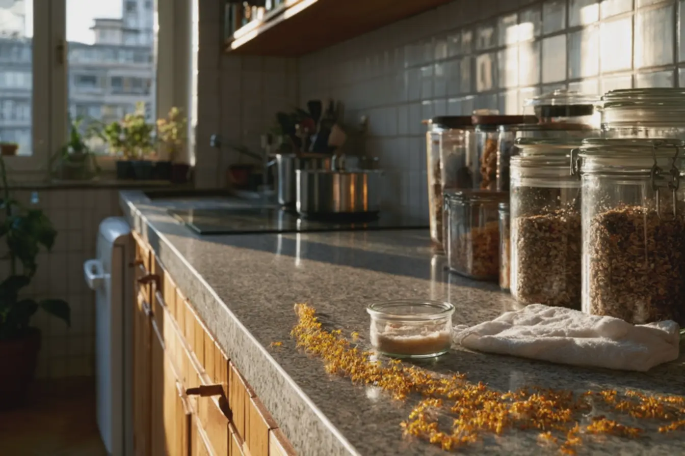 cozinha-organizada-com-potes-hermeticos-e-utensilios-inox-contra-infestacao-deformigas Chega de formigas em casa: Veja como se livrar delas com métodos naturais cozinha-organizada-com-potes-hermeticos-e-utensilios-inox-contra-infestacao-deformigas Chega de formigas em casa: Veja como se livrar delas com métodos naturais