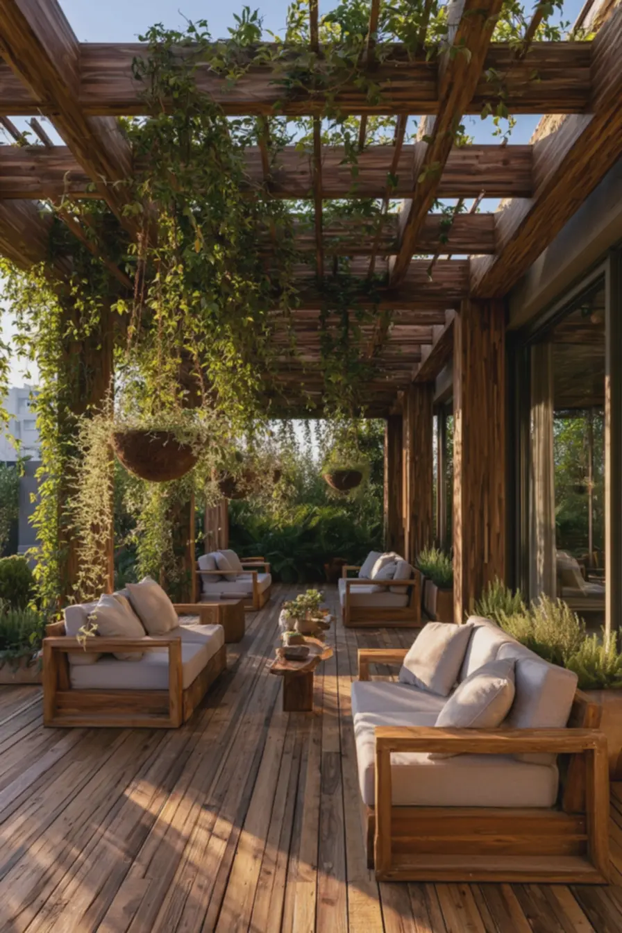 deck-rustico-de-madeira-com-almofadas-claras-em-tecido-natural-ambiente-fresco-eaconchegante-ao-ar-livre Sombreamento e ventilação: otimizar o conforto do pergolado de madeira no quintal deck-rustico-de-madeira-com-almofadas-claras-em-tecido-natural-ambiente-fresco-eaconchegante-ao-ar-livre Sombreamento e ventilação: otimizar o conforto do pergolado de madeira no quintal
